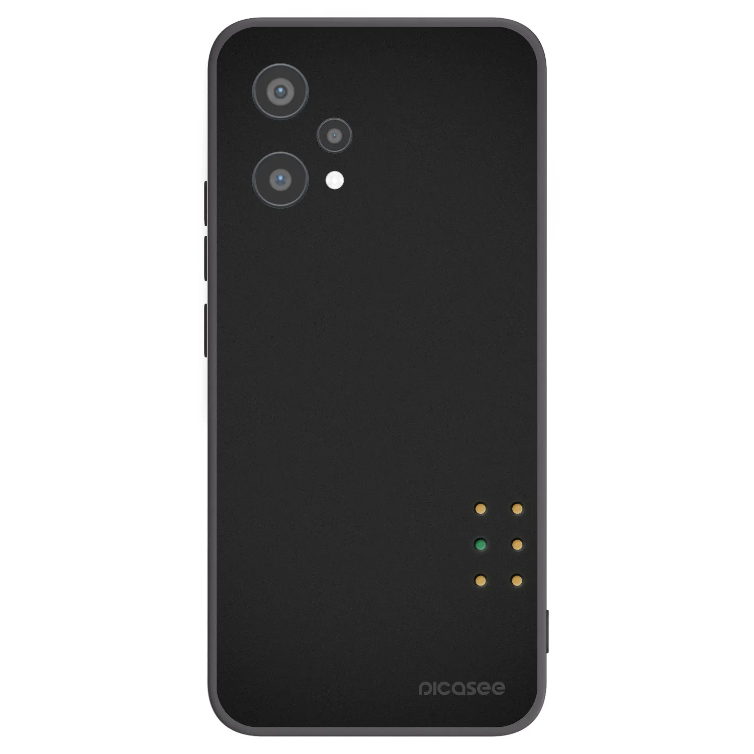 Picasee fekete szilikon tok az alábbi mobiltelefonokra Realme 9 Pro 5G - Pulse