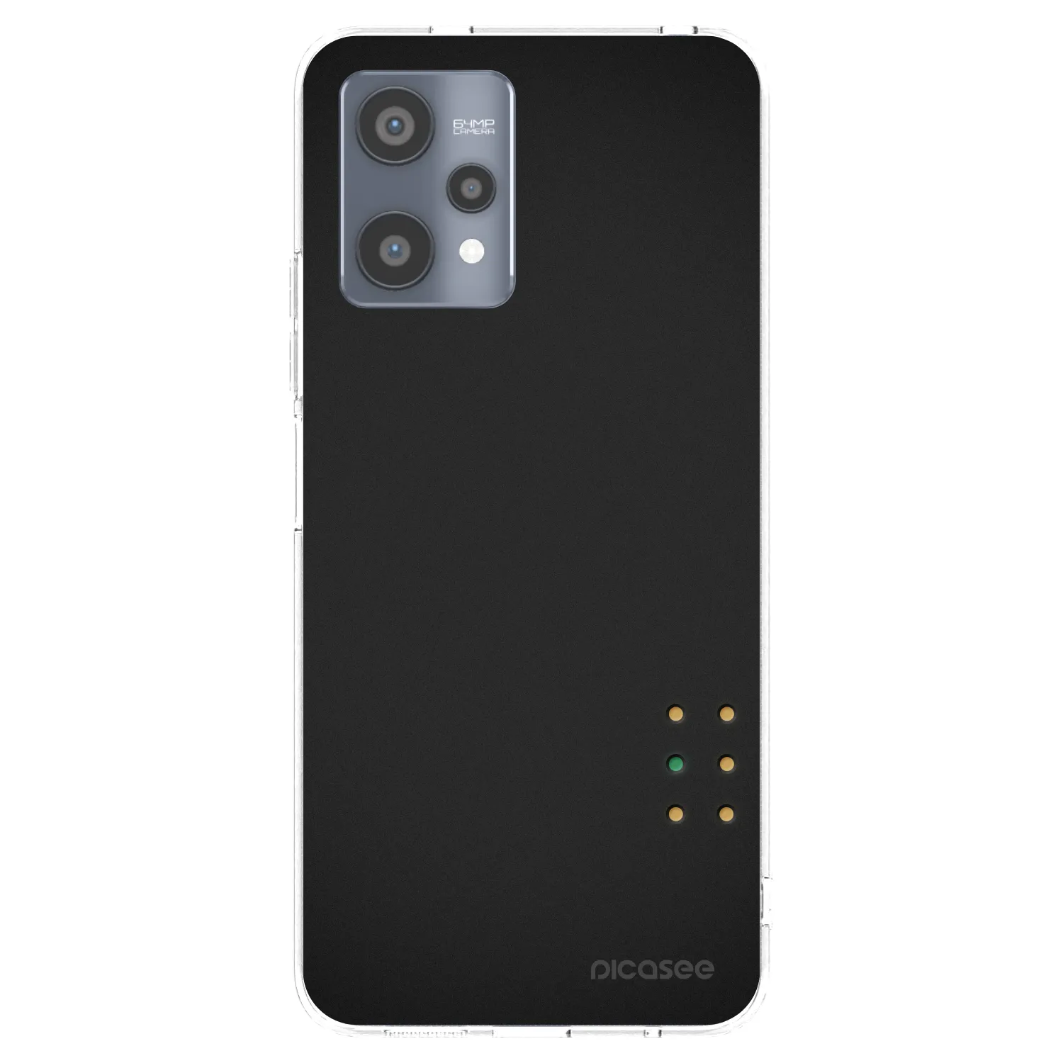 Picasee átlátszó szilikon tok az alábbi mobiltelefonokra Realme 9 Pro 5G - Pulse
