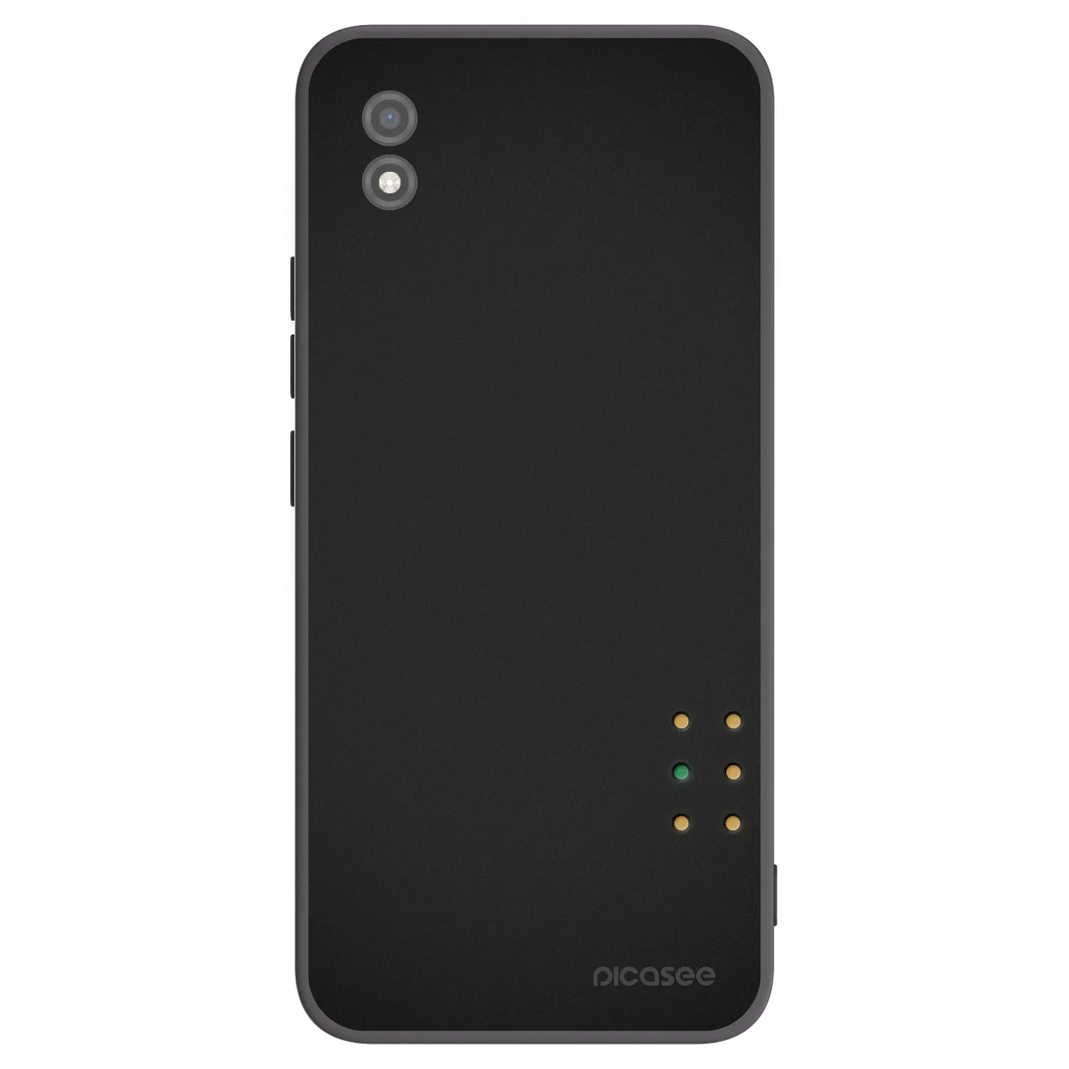Picasee fekete szilikon tok az alábbi mobiltelefonokra Realme C11 (2021) - Pulse