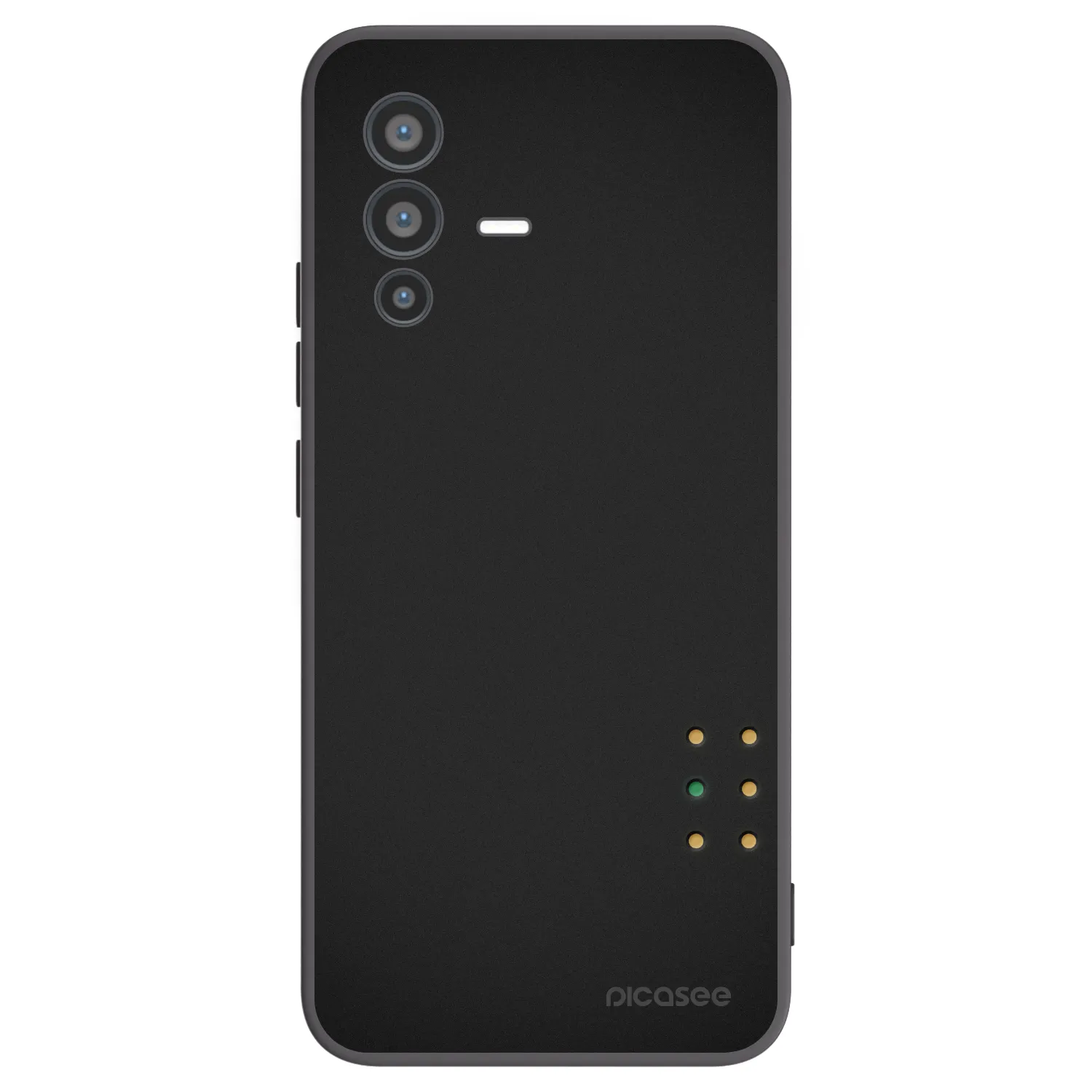 Picasee fekete szilikon tok az alábbi mobiltelefonokra Vivo V23 5G - Pulse