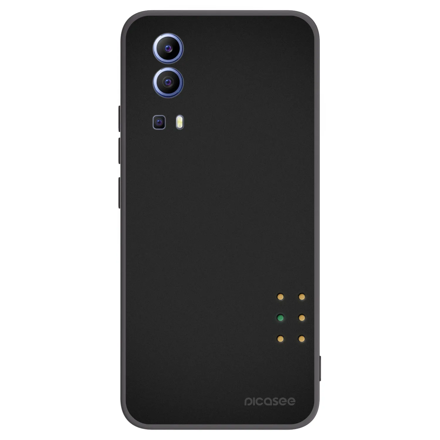 Picasee fekete szilikon tok az alábbi mobiltelefonokra Vivo Y52 5G - Pulse