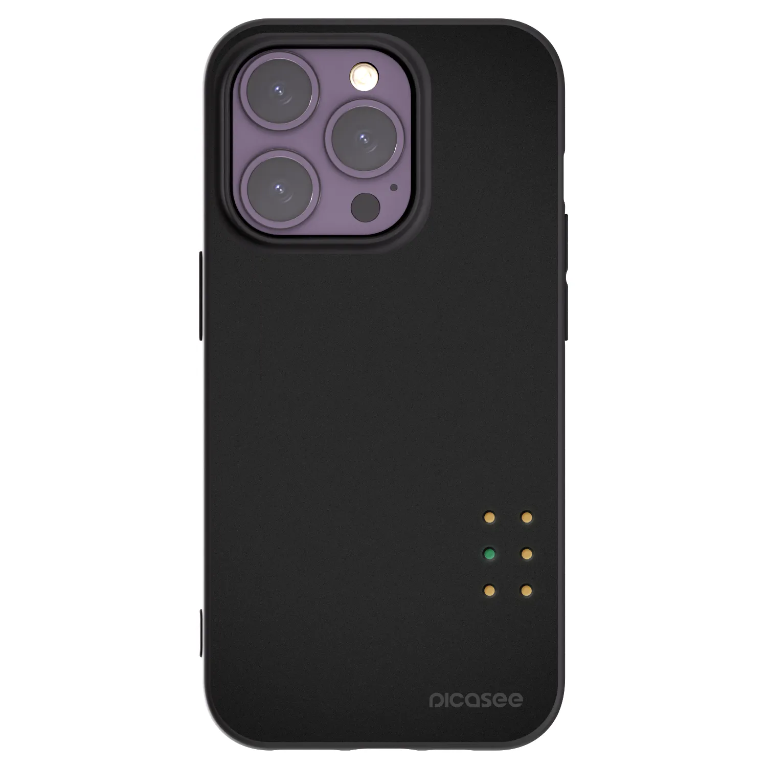 Picasee fekete szilikon tok az alábbi mobiltelefonokra Apple iPhone 14 Pro - Pulse