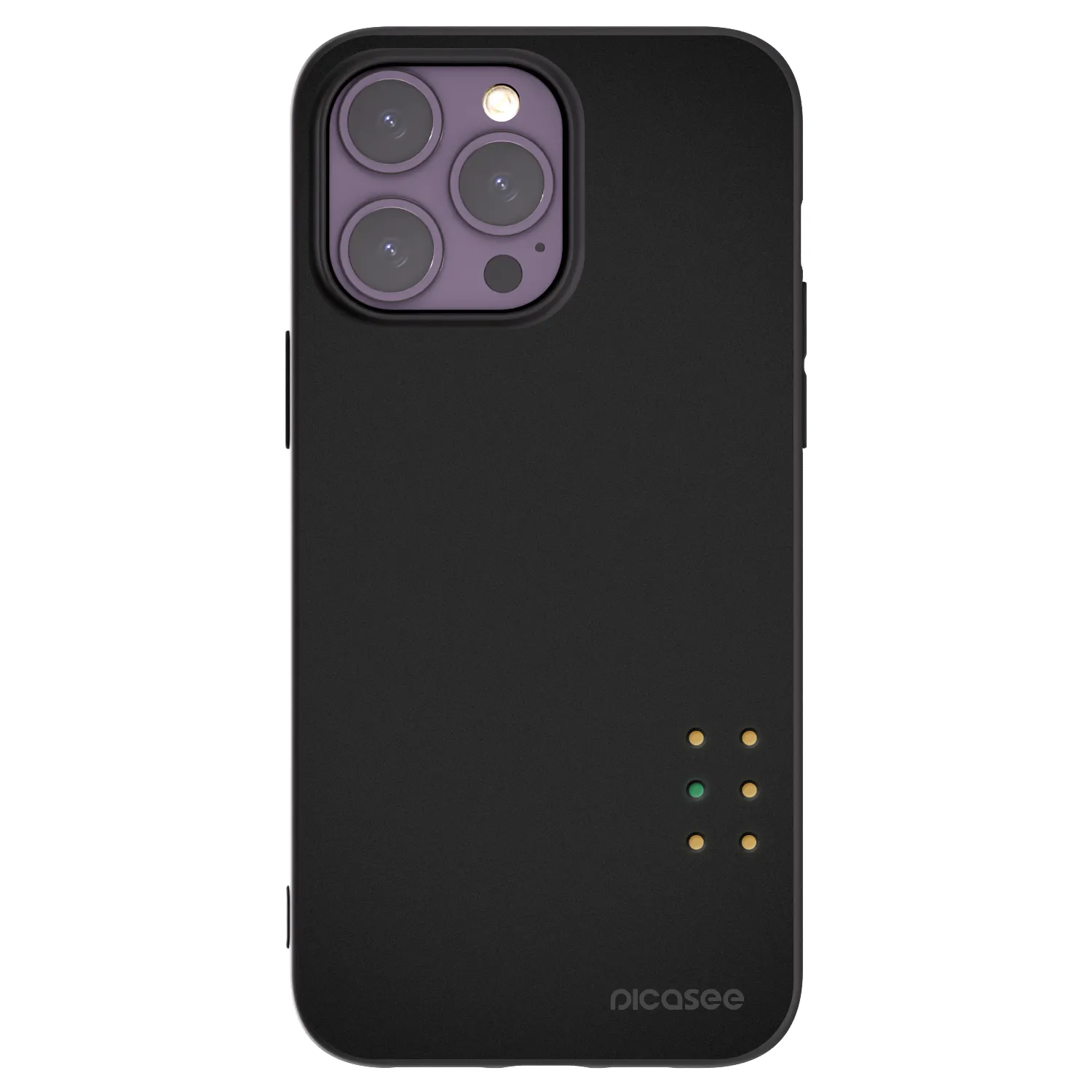 Picasee fekete szilikon tok az alábbi mobiltelefonokra Apple iPhone 14 Pro Max - Pulse