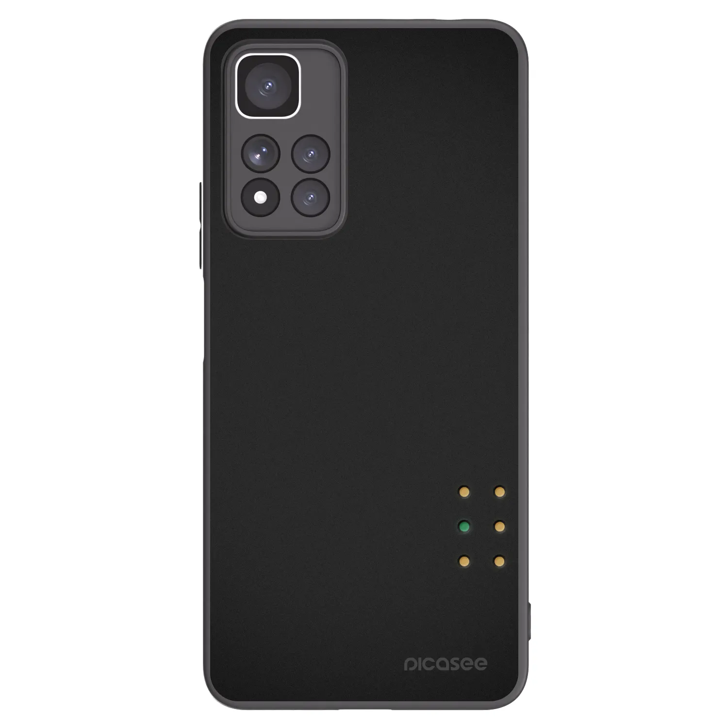 Picasee fekete szilikon tok az alábbi mobiltelefonokra Xiaomi Redmi Note 11 Pro+ 5G - Pulse