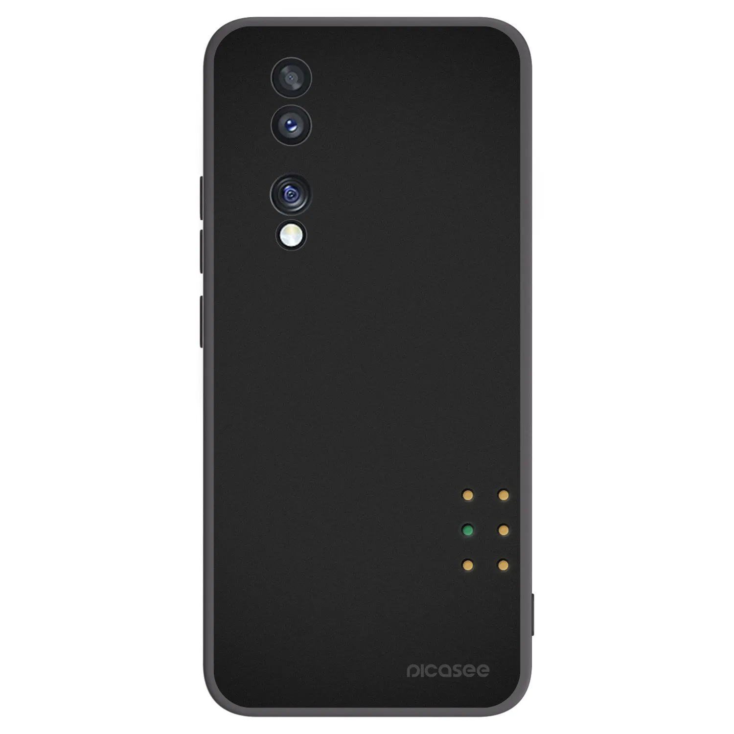 Picasee fekete szilikon tok az alábbi mobiltelefonokra Honor 70 - Pulse