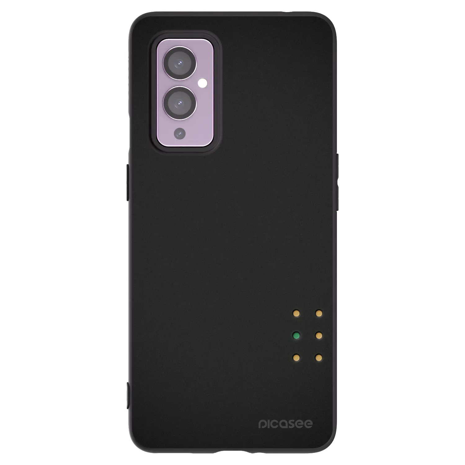 Picasee fekete szilikon tok az alábbi mobiltelefonokra OnePlus 9 - Pulse