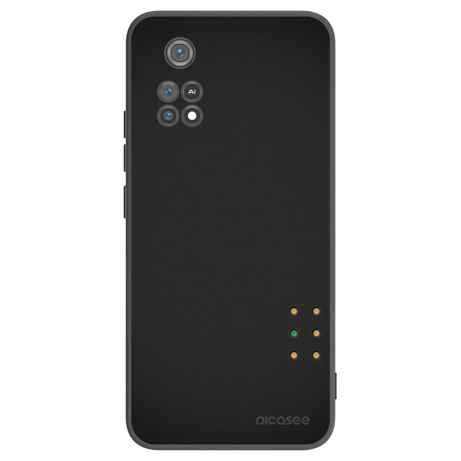 Picasee fekete szilikon tok az alábbi mobiltelefonokra Xiaomi Poco M4 Pro - Pulse