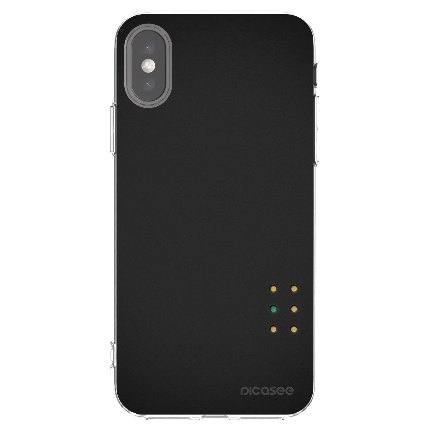 Picasee átlátszó szilikon tok az alábbi mobiltelefonokra Apple iPhone X/XS - Pulse