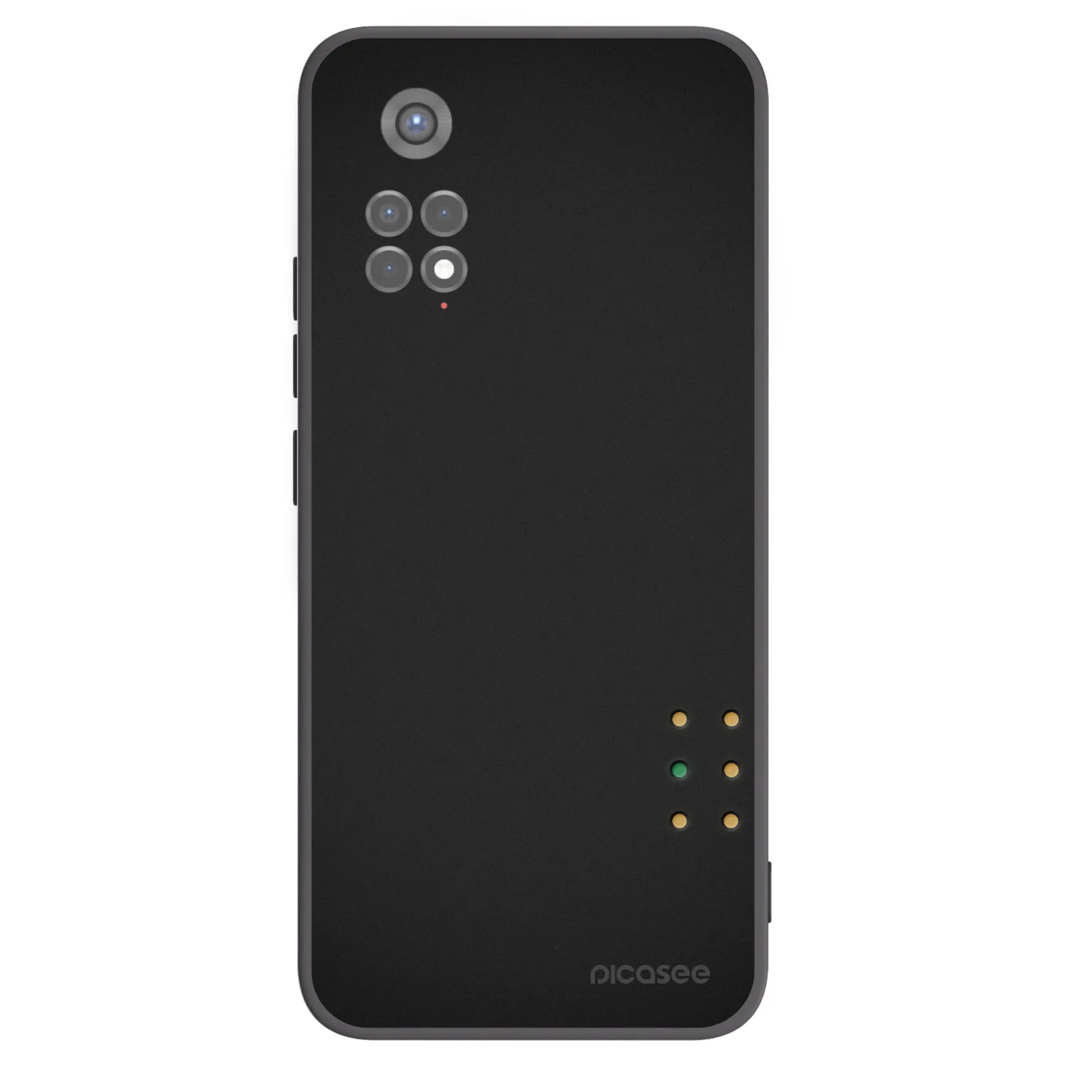 Picasee fekete szilikon tok az alábbi mobiltelefonokra Xiaomi Redmi Note 11S 5G - Pulse