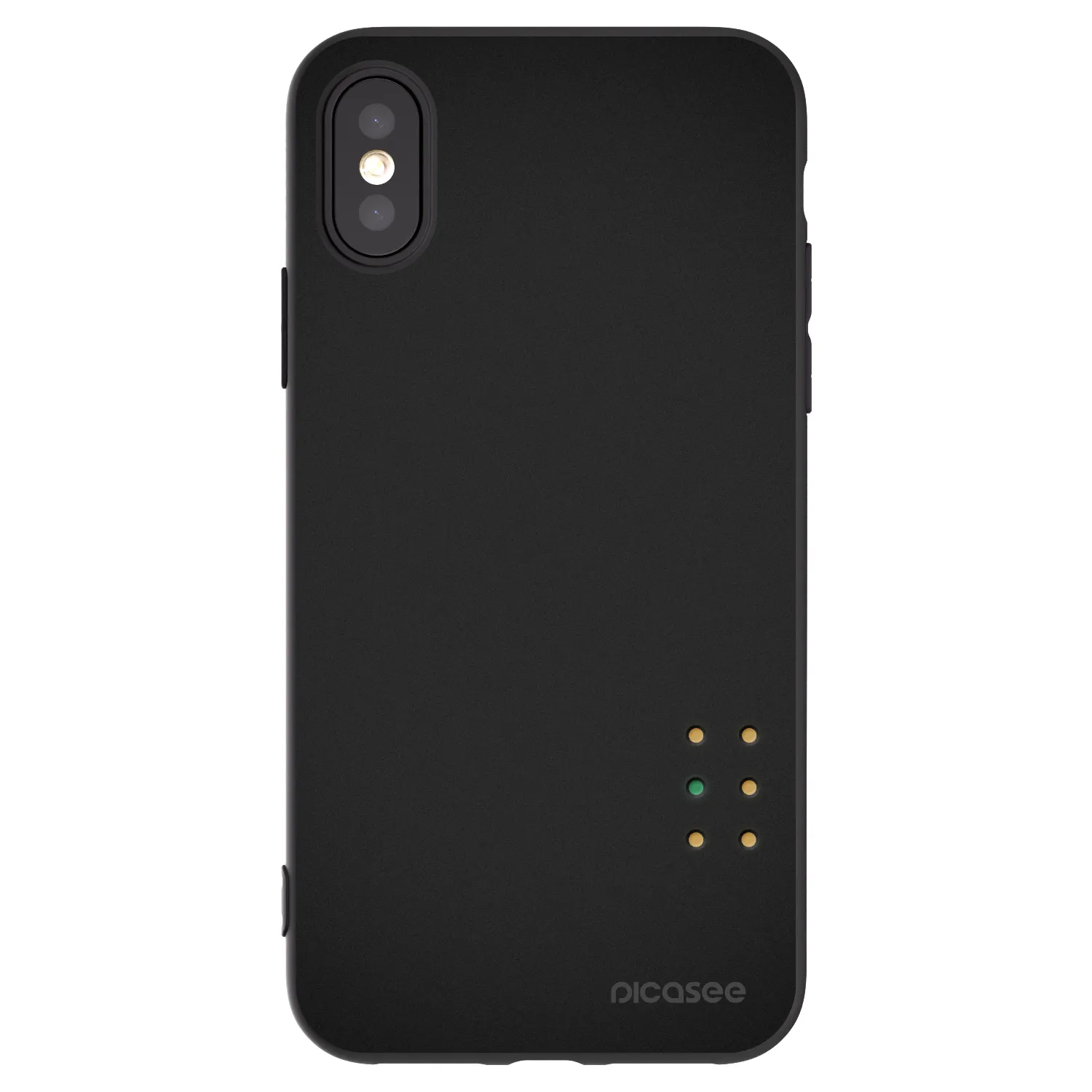 Picasee fekete szilikon tok az alábbi mobiltelefonokra Apple iPhone X/XS - Pulse