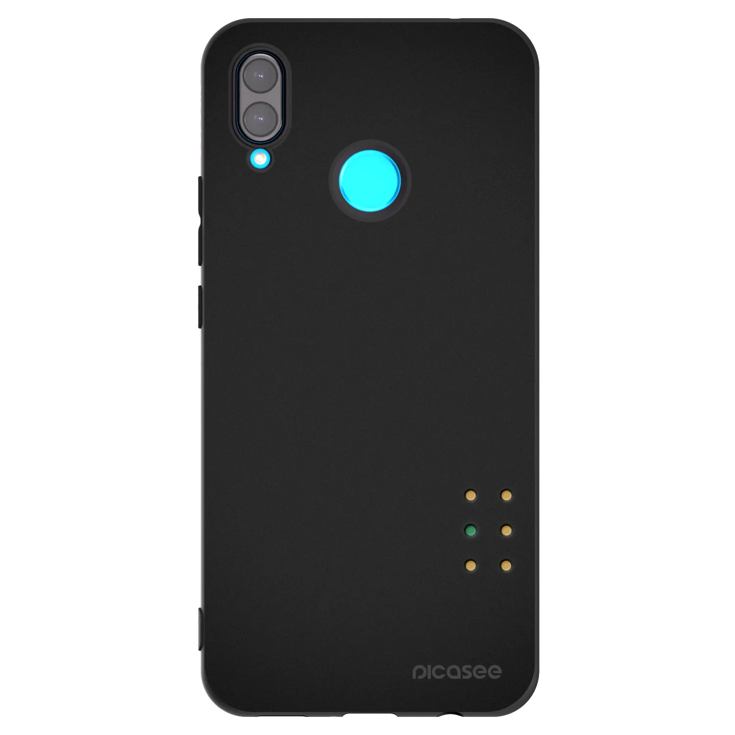 Picasee fekete szilikon tok az alábbi mobiltelefonokra Huawei Nova 3i - Pulse