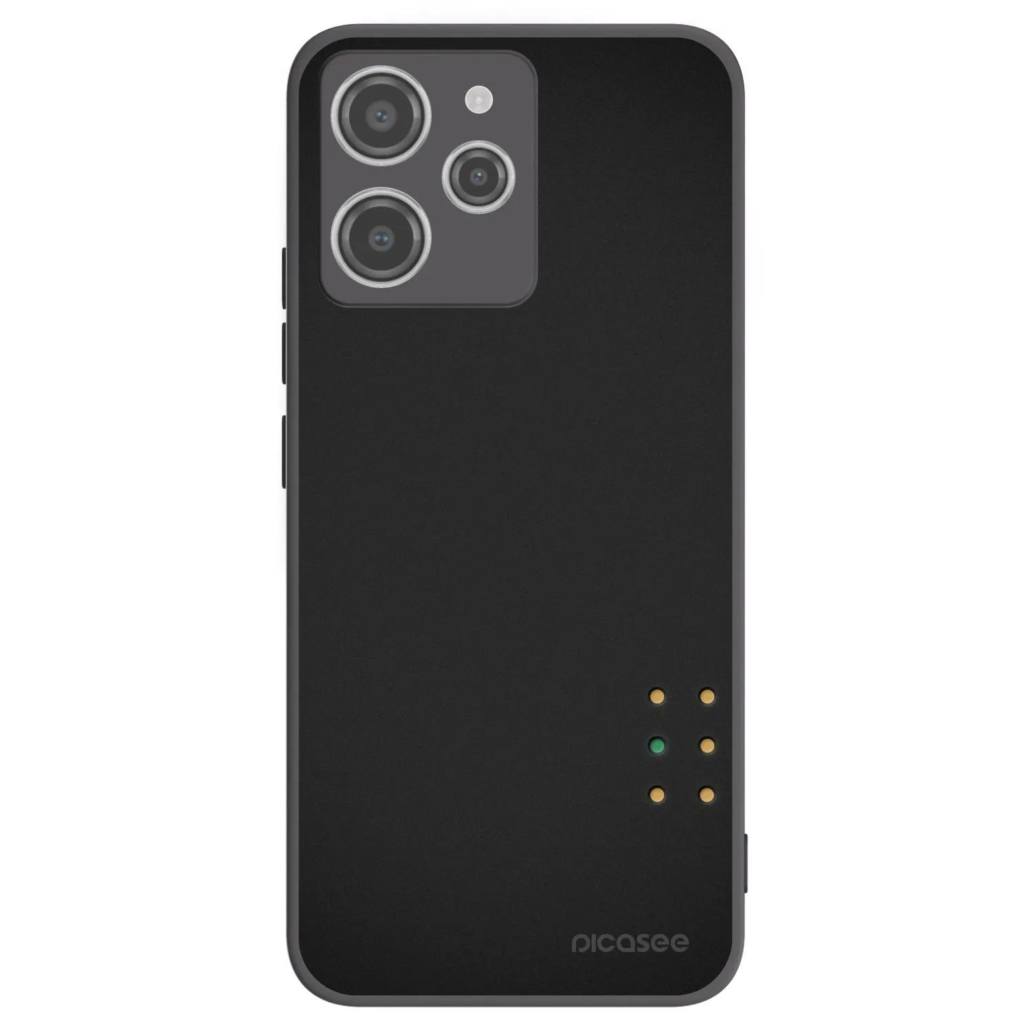 Picasee fekete szilikon tok az alábbi mobiltelefonokra Xiaomi Redmi 12 4G - Pulse