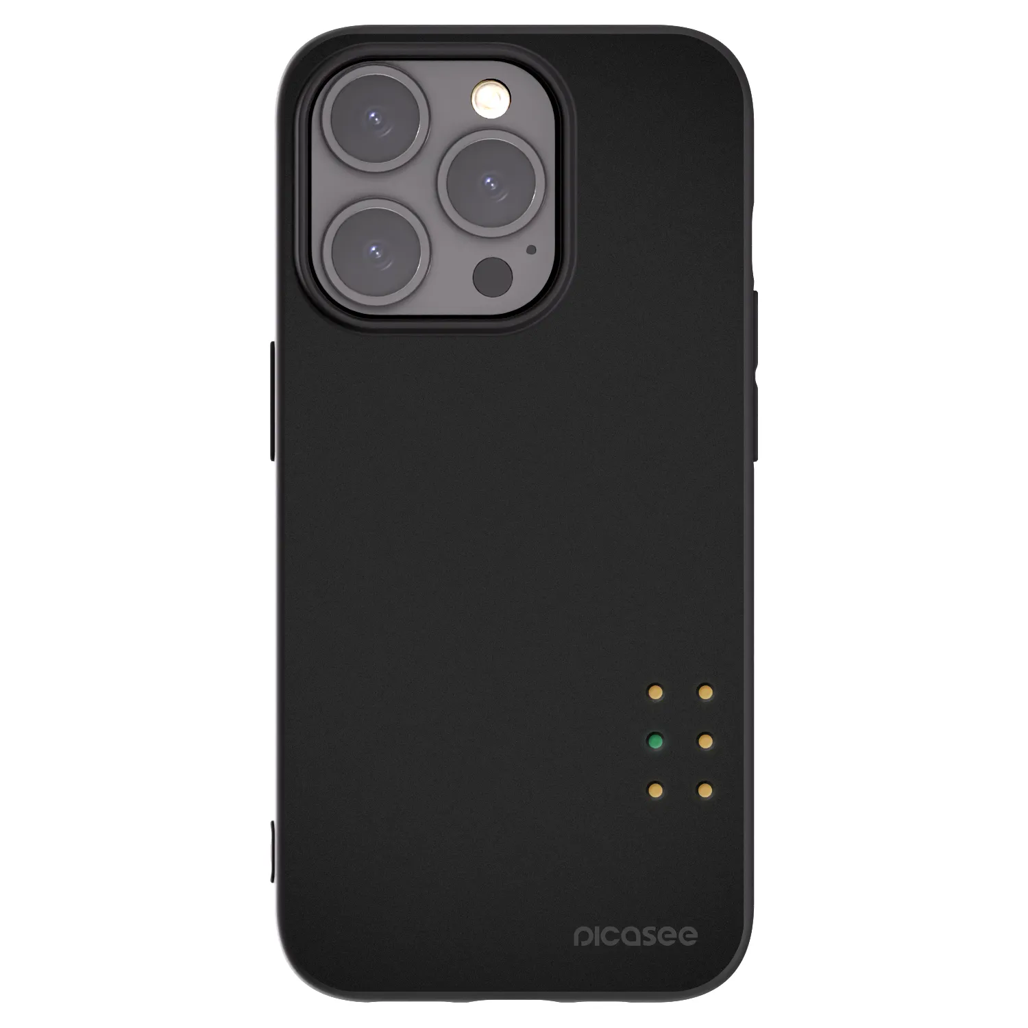 Picasee fekete szilikon tok az alábbi mobiltelefonokra Apple iPhone 15 Pro - Pulse