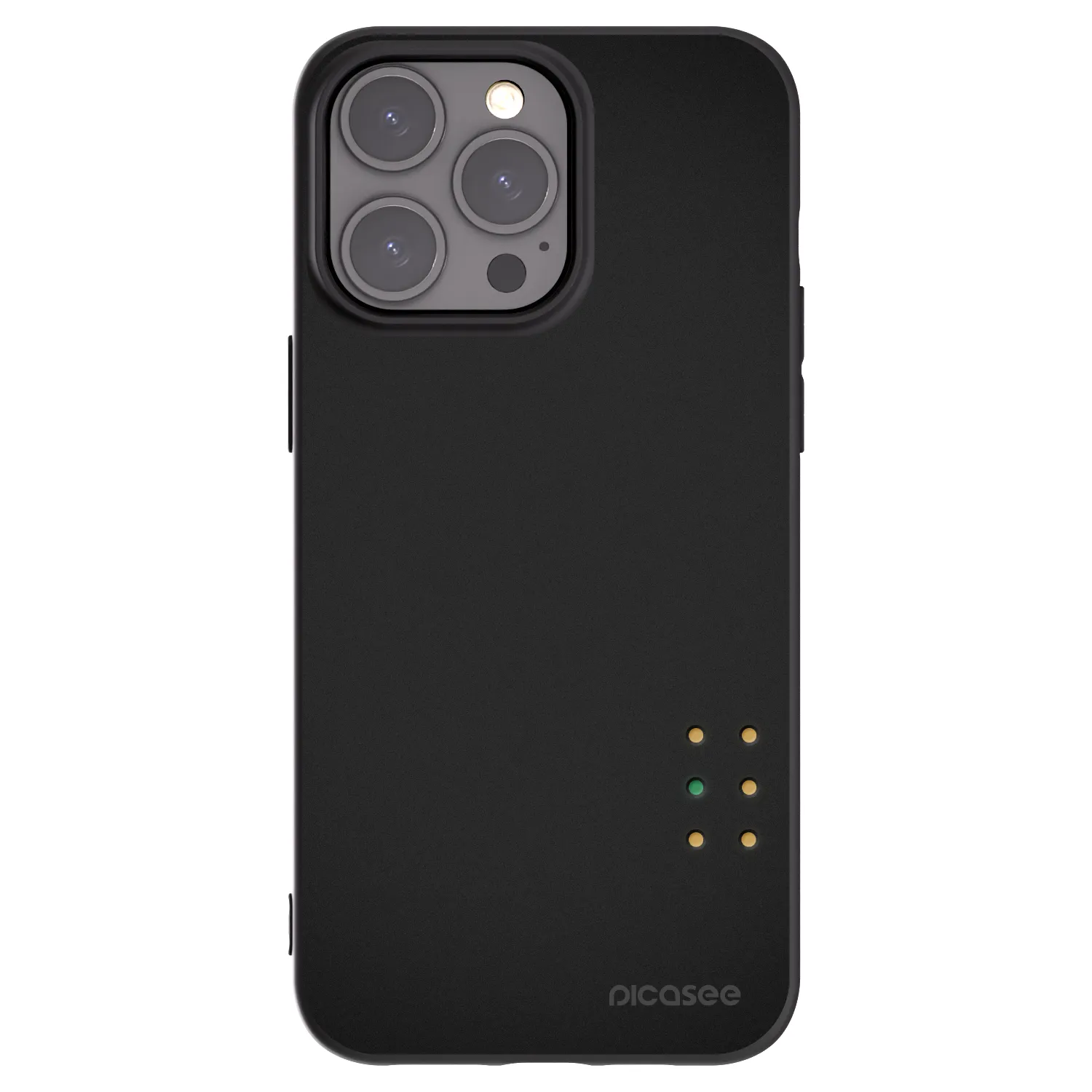 Picasee fekete szilikon tok az alábbi mobiltelefonokra Apple iPhone 15 Pro Max - Pulse