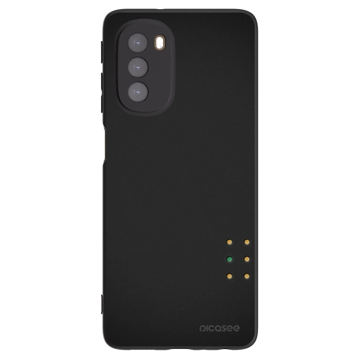 Picasee fekete szilikon tok az alábbi mobiltelefonokra Motorola Moto G51 - Pulse