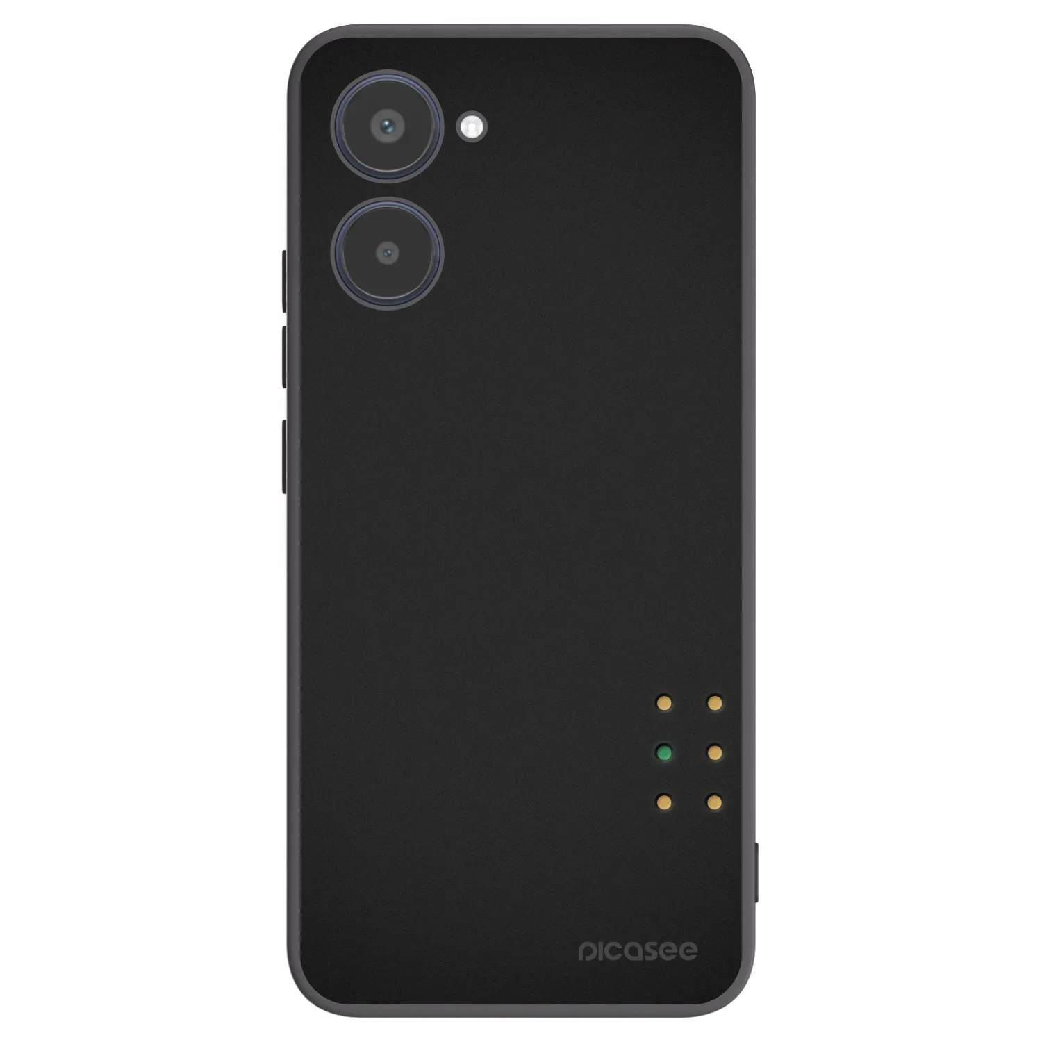 Picasee fekete szilikon tok az alábbi mobiltelefonokra Realme 10 4G - Pulse