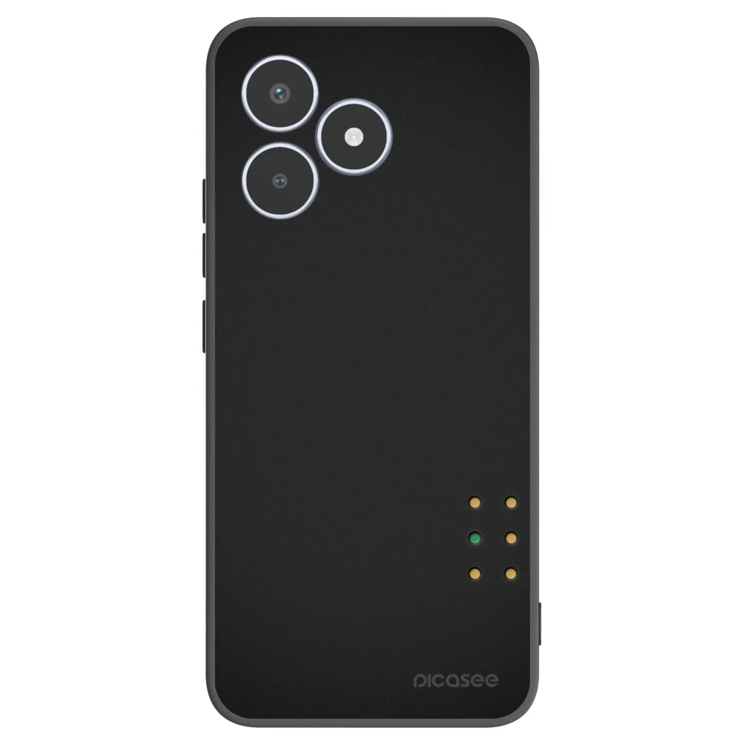 Picasee fekete szilikon tok az alábbi mobiltelefonokra Realme C53 - Pulse