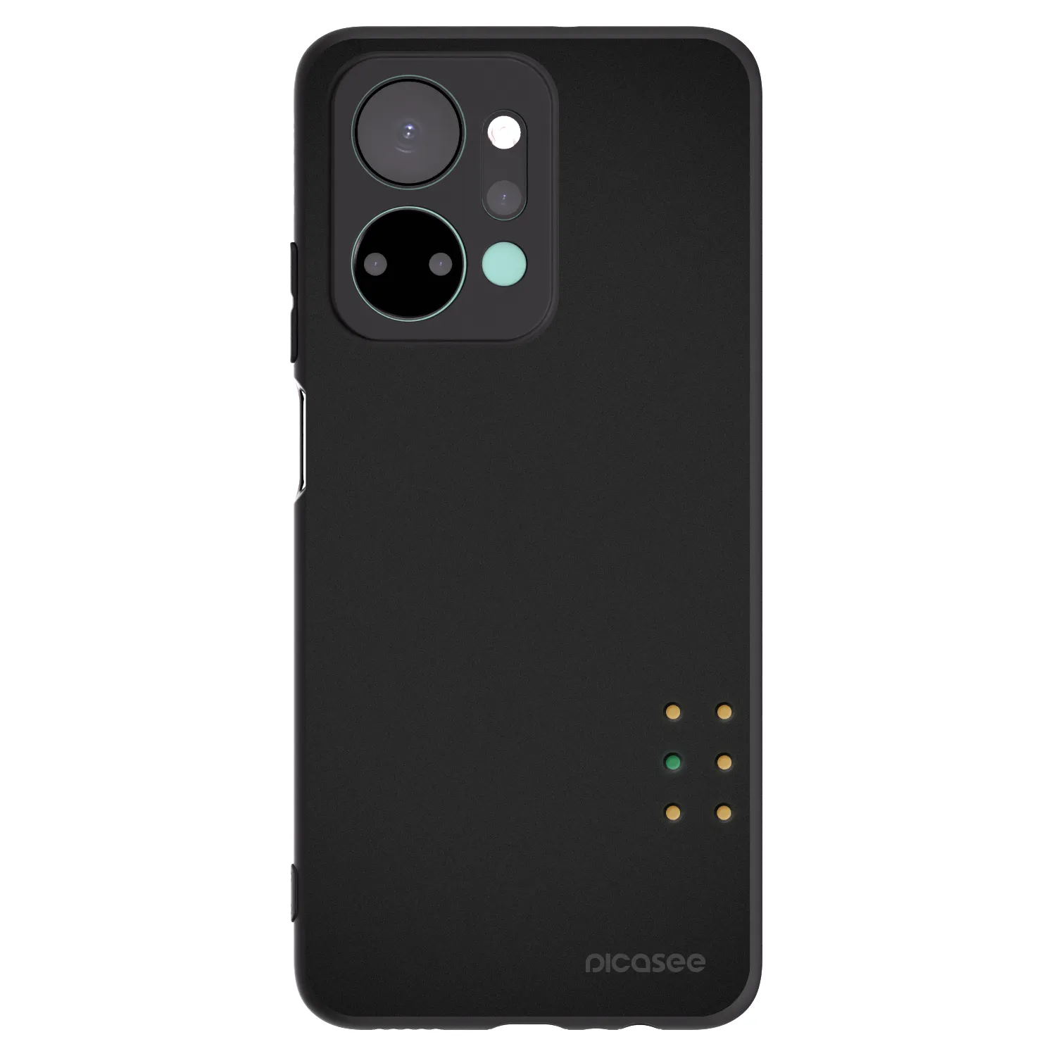 Picasee fekete szilikon tok az alábbi mobiltelefonokra Honor X7a - Pulse