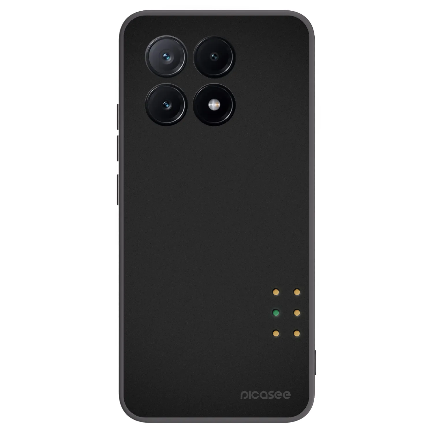 Picasee fekete szilikon tok az alábbi mobiltelefonokra Xiaomi Poco X6 Pro - Pulse