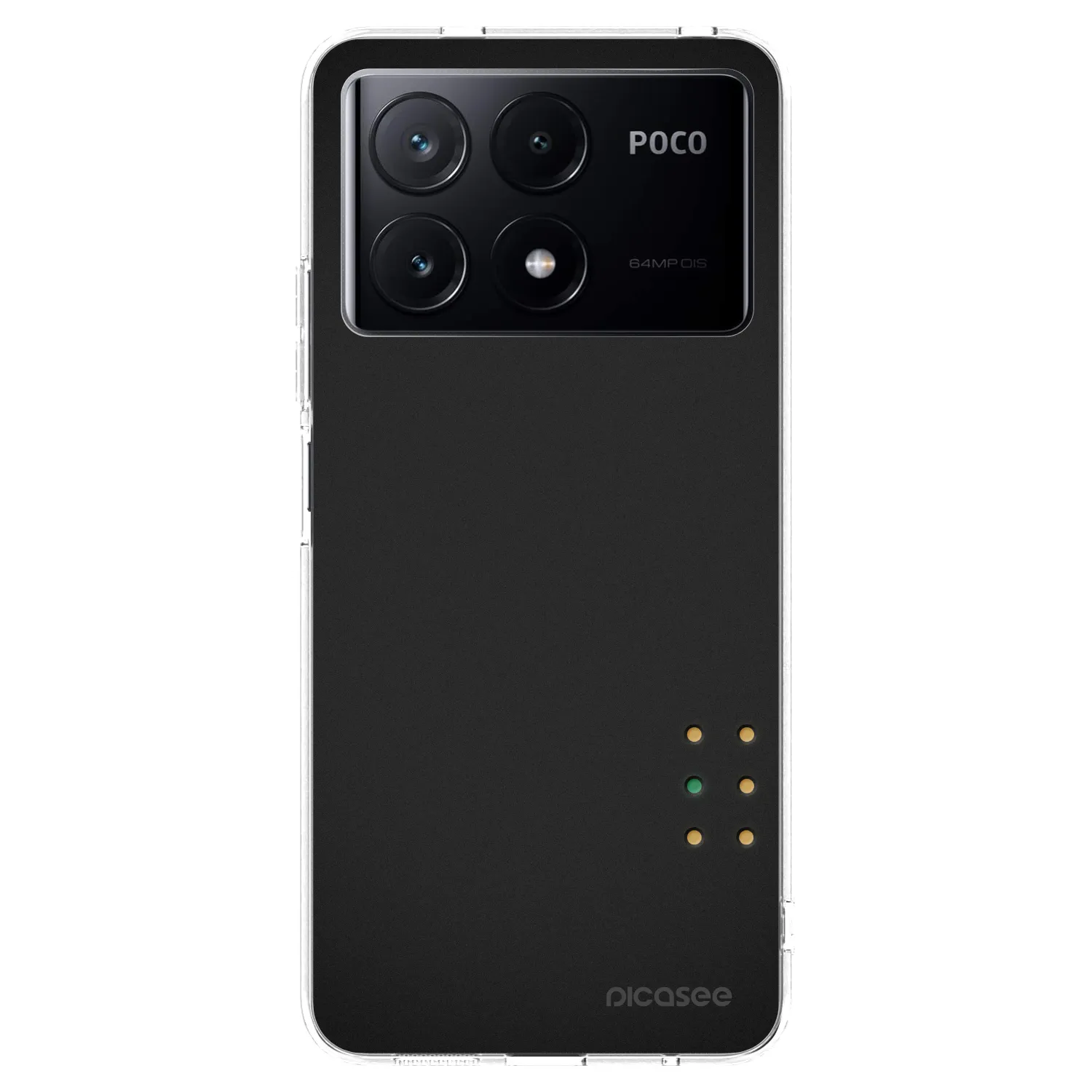 Picasee átlátszó szilikon tok az alábbi mobiltelefonokra Xiaomi Poco X6 Pro - Pulse
