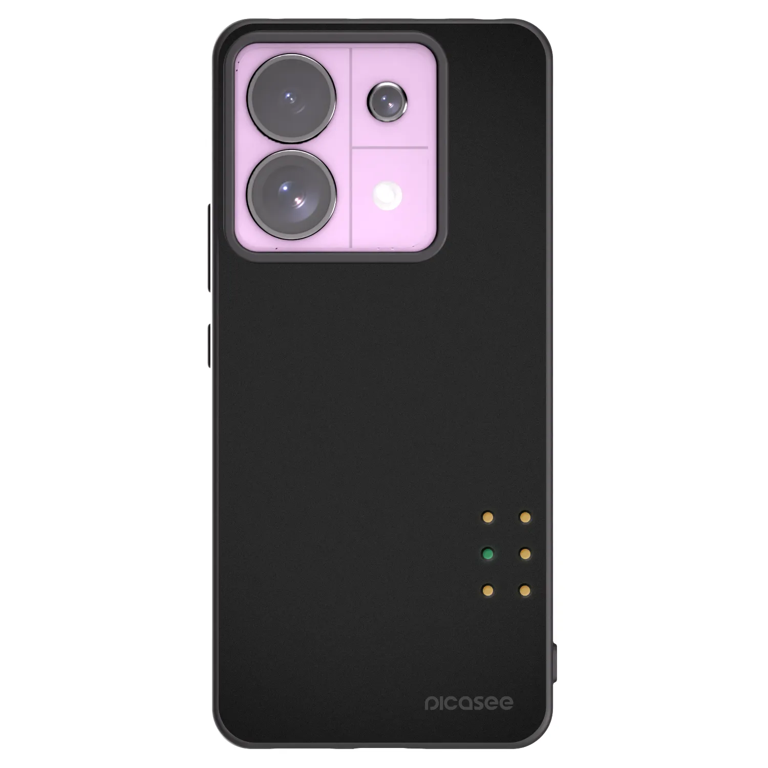 Picasee fekete szilikon tok az alábbi mobiltelefonokra Xiaomi Redmi Note 13 Pro 5G - Pulse