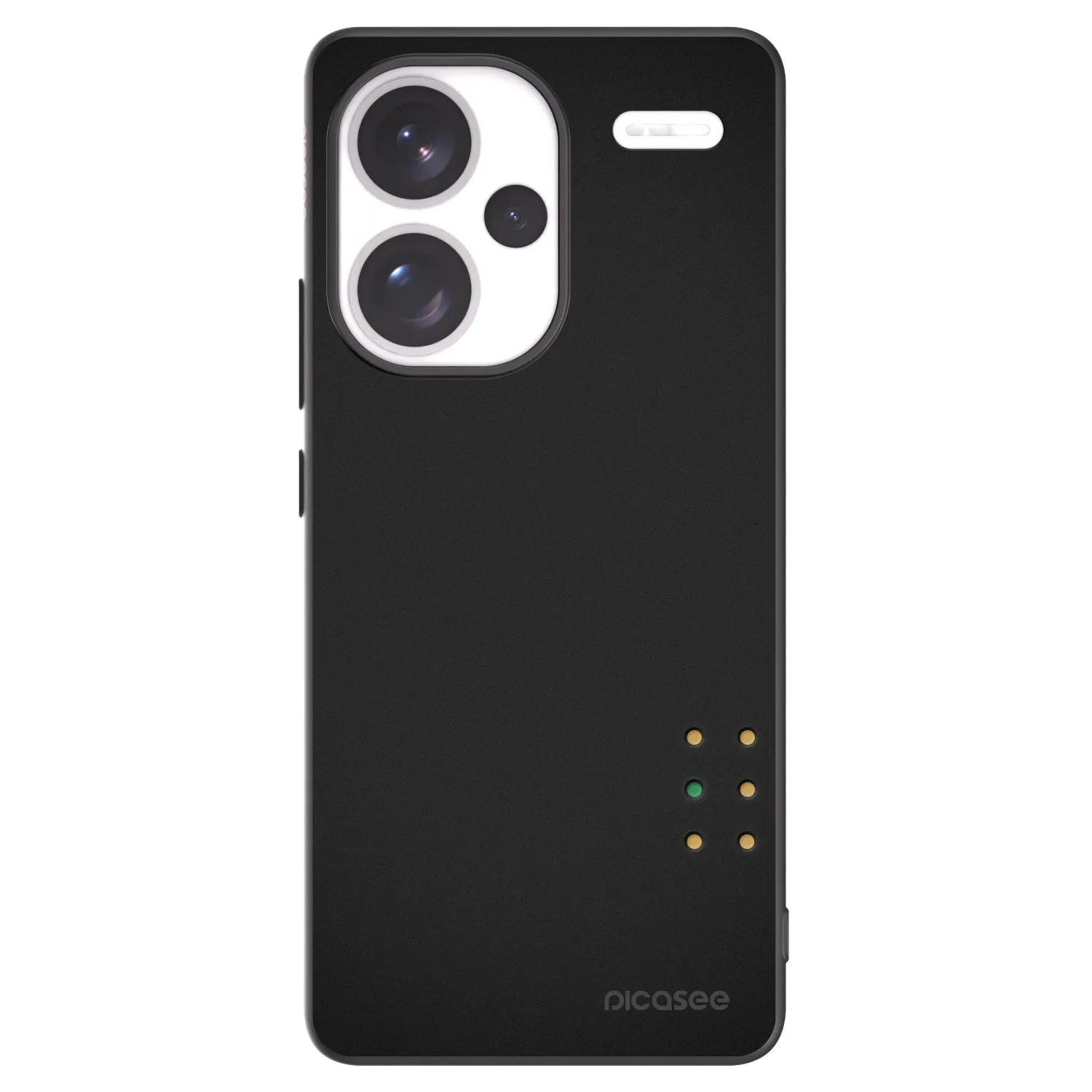 Picasee fekete szilikon tok az alábbi mobiltelefonokra Xiaomi Redmi Note 13 Pro+ 5G - Pulse