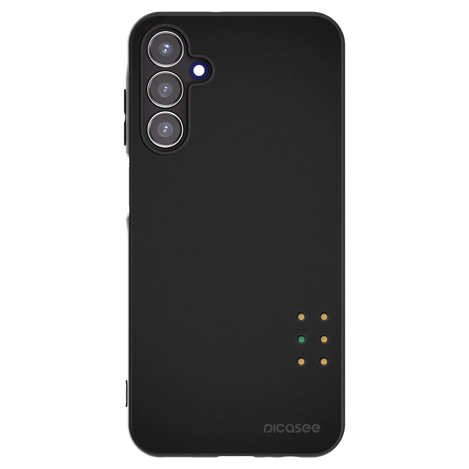 Picasee fekete szilikon tok az alábbi mobiltelefonokra Samsung Galaxy A15 A156B 5G - Pulse