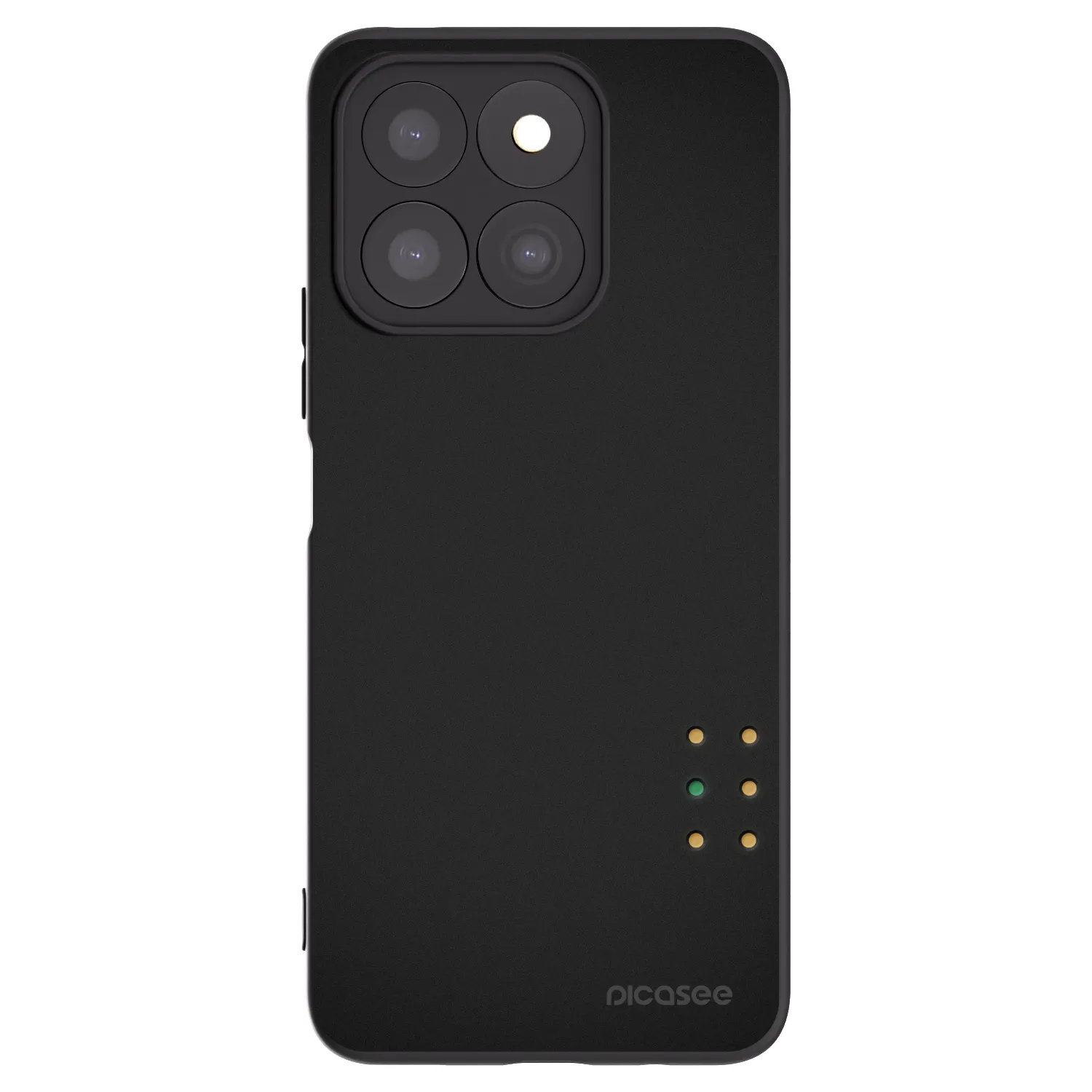 Picasee fekete szilikon tok az alábbi mobiltelefonokra Honor X8b - Pulse