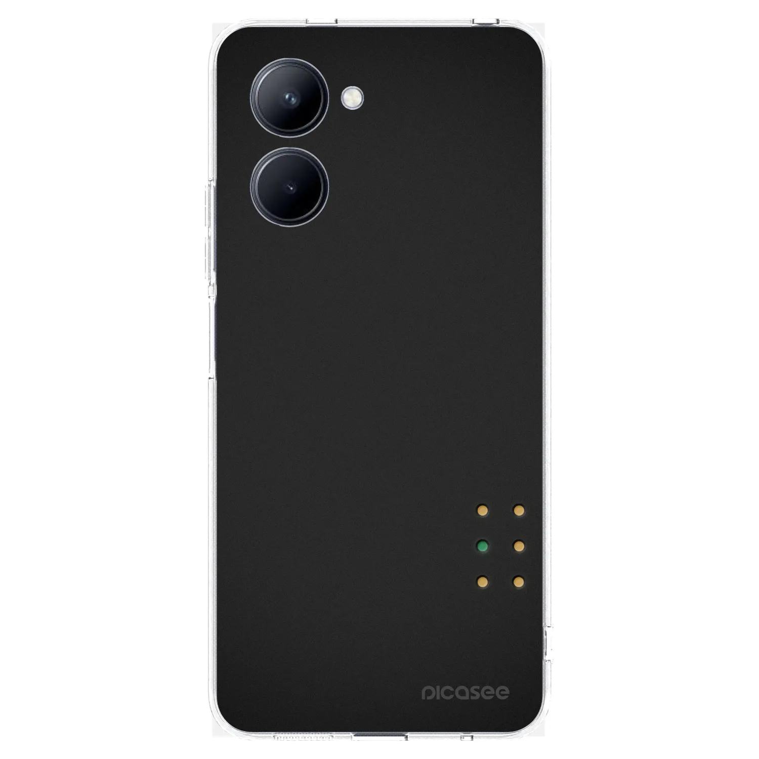 Picasee átlátszó szilikon tok az alábbi mobiltelefonokra Realme C33 (2023) - Pulse