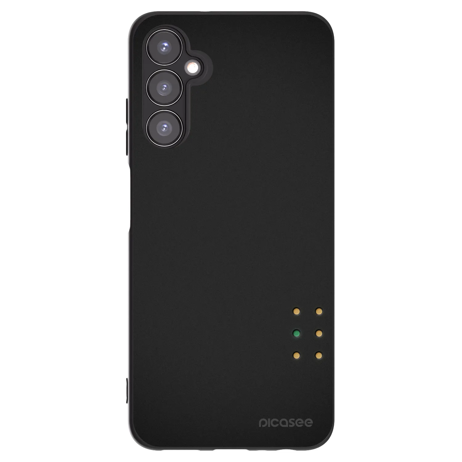 Picasee fekete szilikon tok az alábbi mobiltelefonokra Samsung Galaxy A05s A057G - Pulse