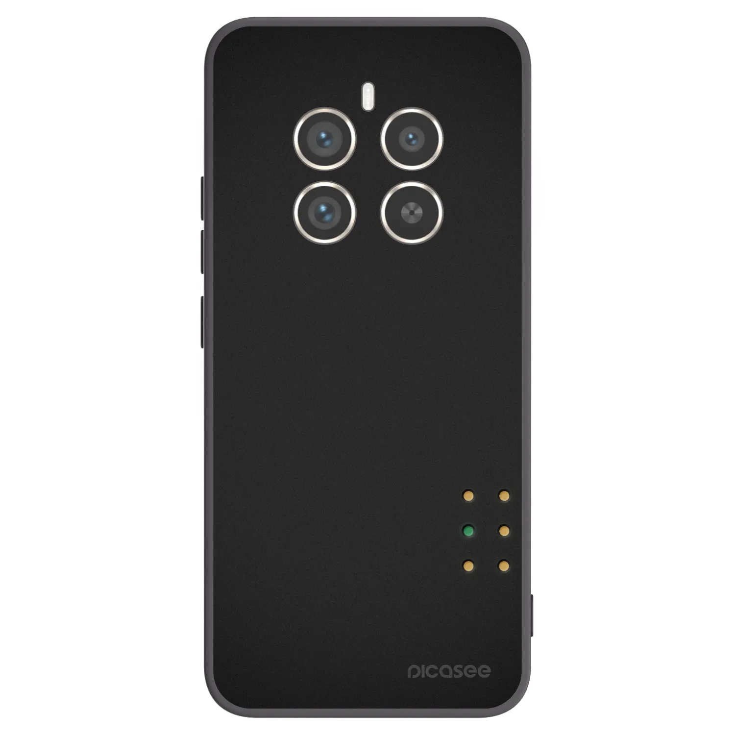 Picasee fekete szilikon tok az alábbi mobiltelefonokra Realme 12 Pro 5G - Pulse