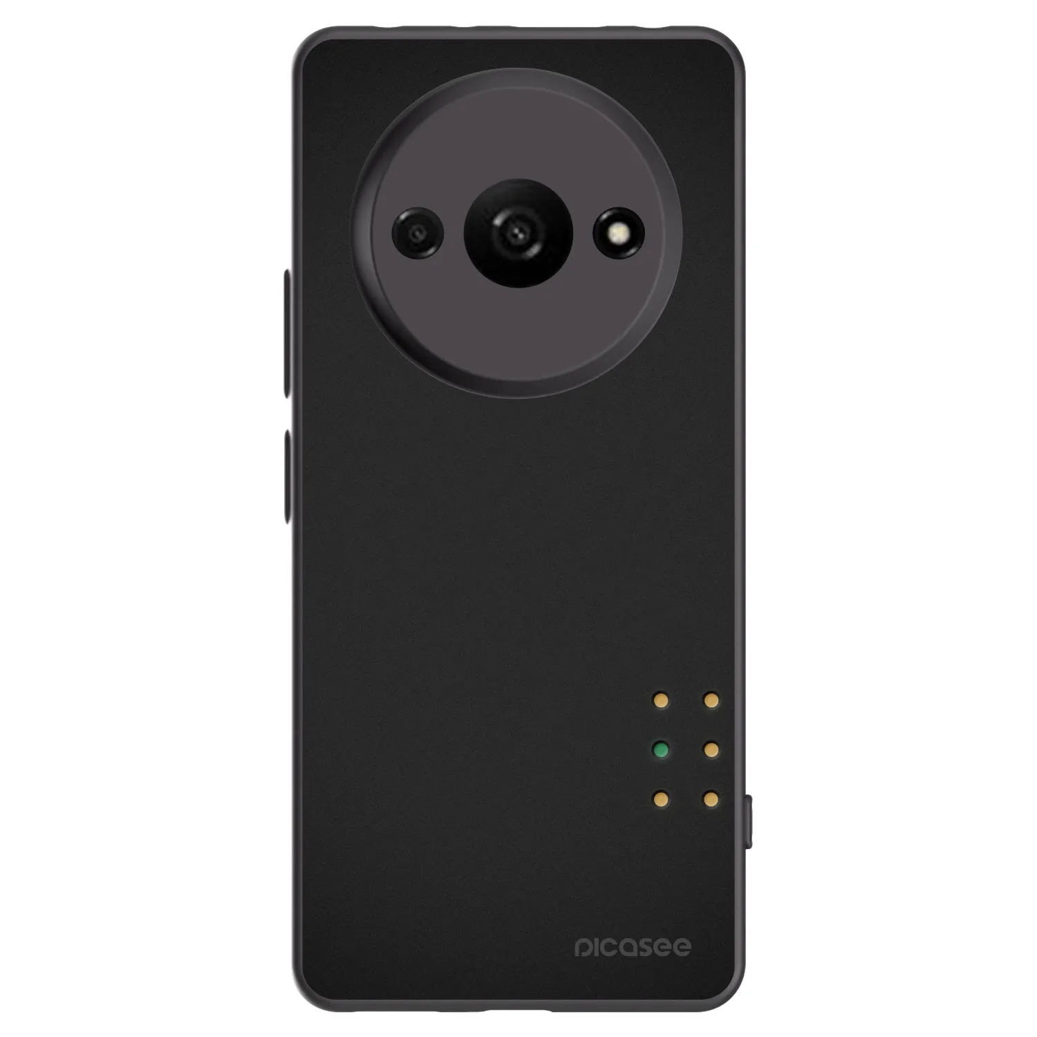 Picasee fekete szilikon tok az alábbi mobiltelefonokra Xiaomi Redmi A3 - Pulse