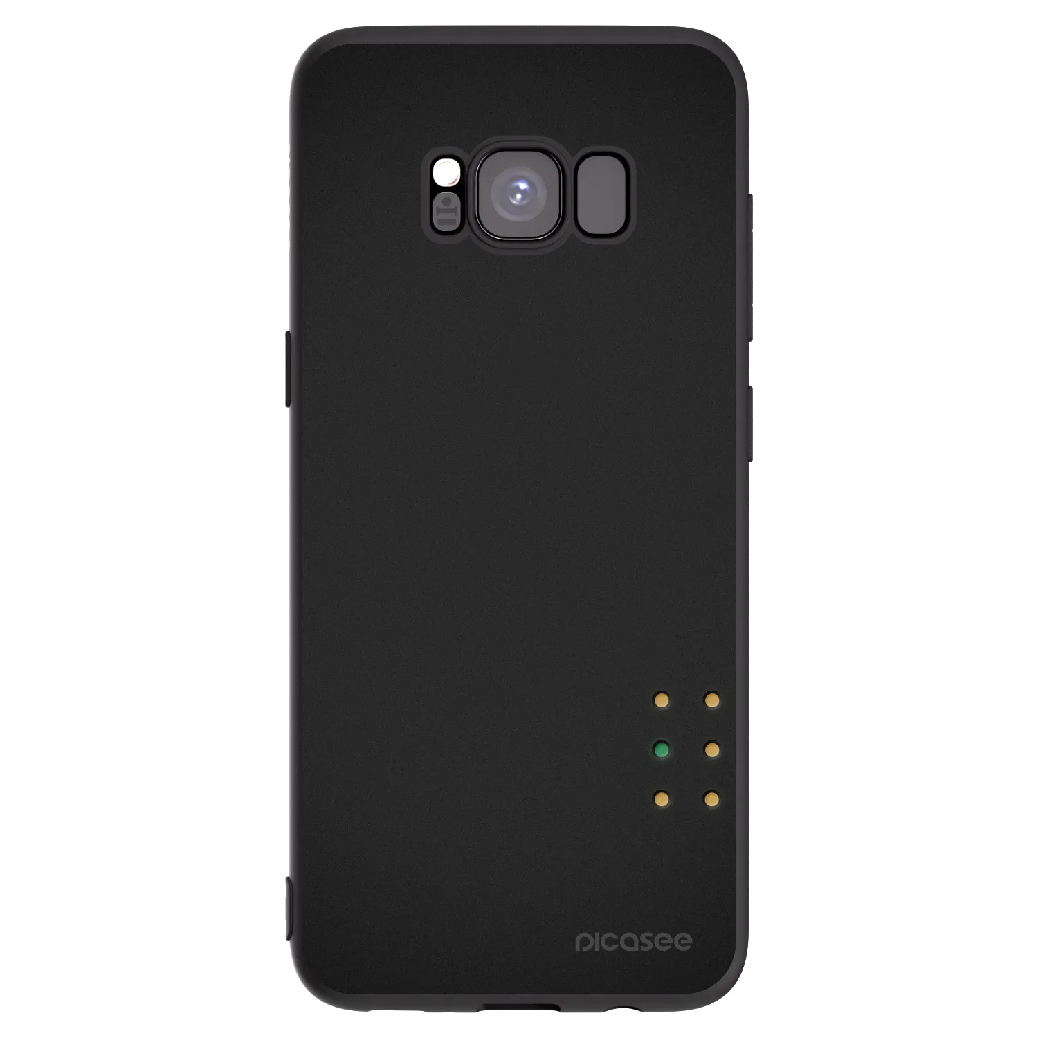 Picasee fekete szilikon tok az alábbi mobiltelefonokra Samsung Galaxy S8 G950F - Pulse