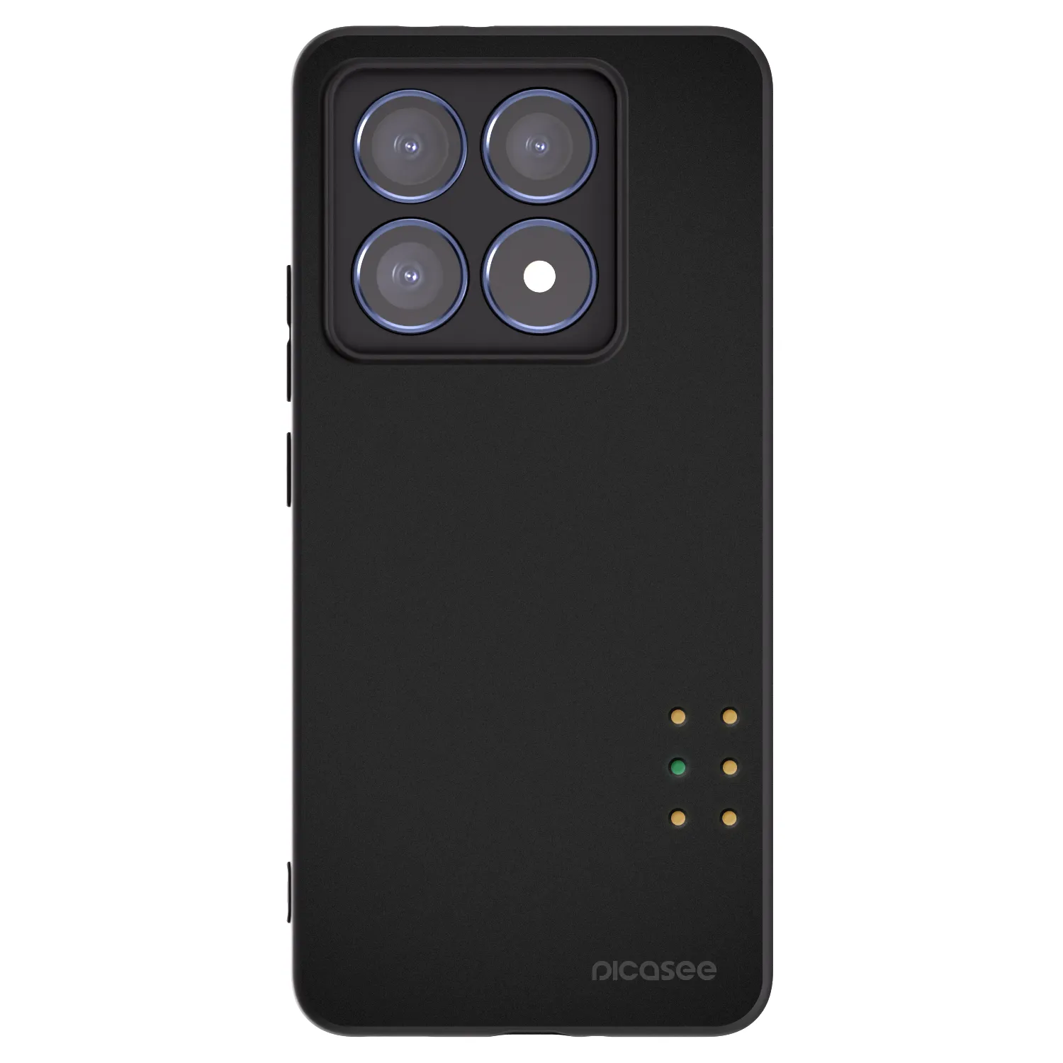 Picasee fekete szilikon tok az alábbi mobiltelefonokra Xiaomi 14T Pro - Pulse