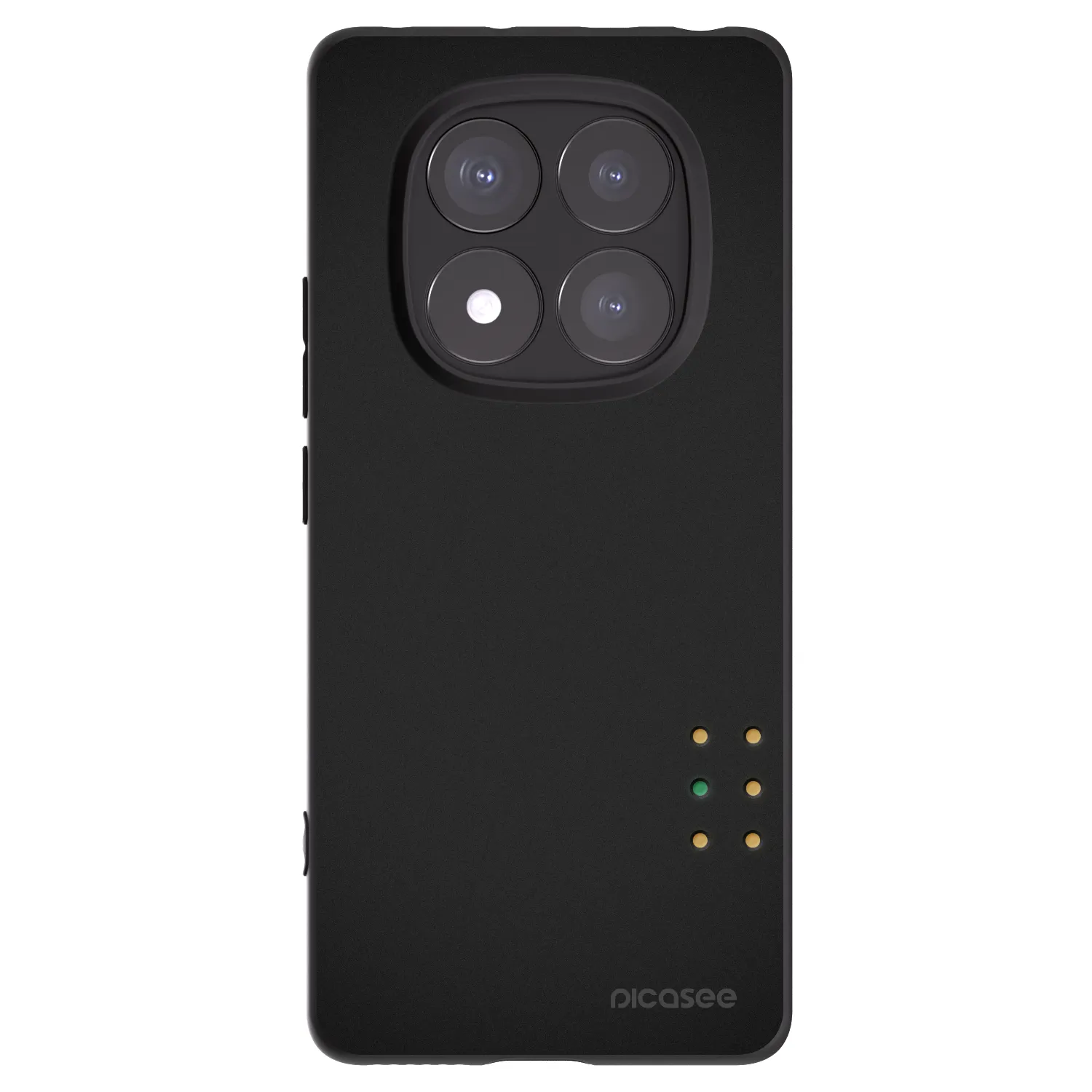 Picasee fekete szilikon tok az alábbi mobiltelefonokra Xiaomi Redmi Note 14 Pro+ 5G - Pulse