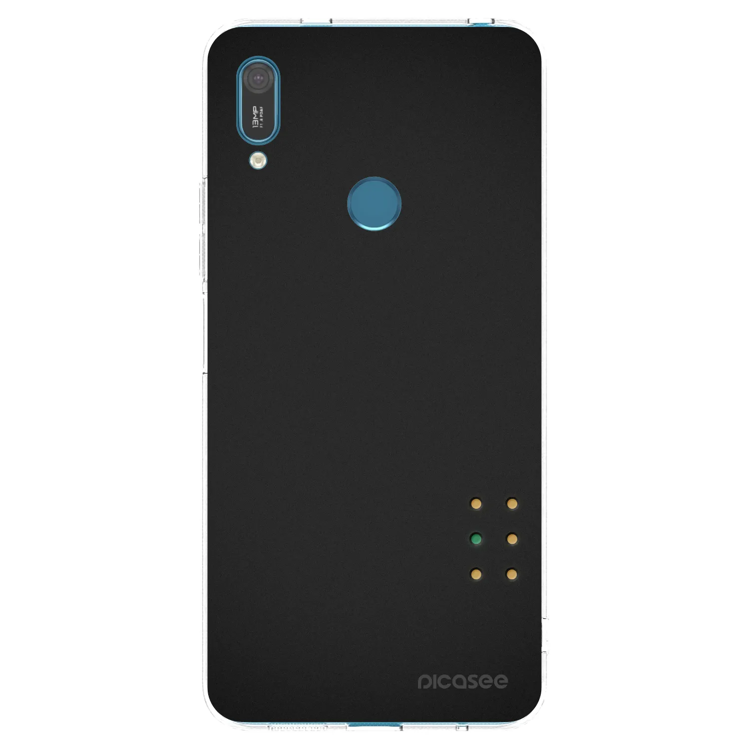 Picasee átlátszó szilikon tok az alábbi mobiltelefonokra Huawei Y7 2019 - Pulse