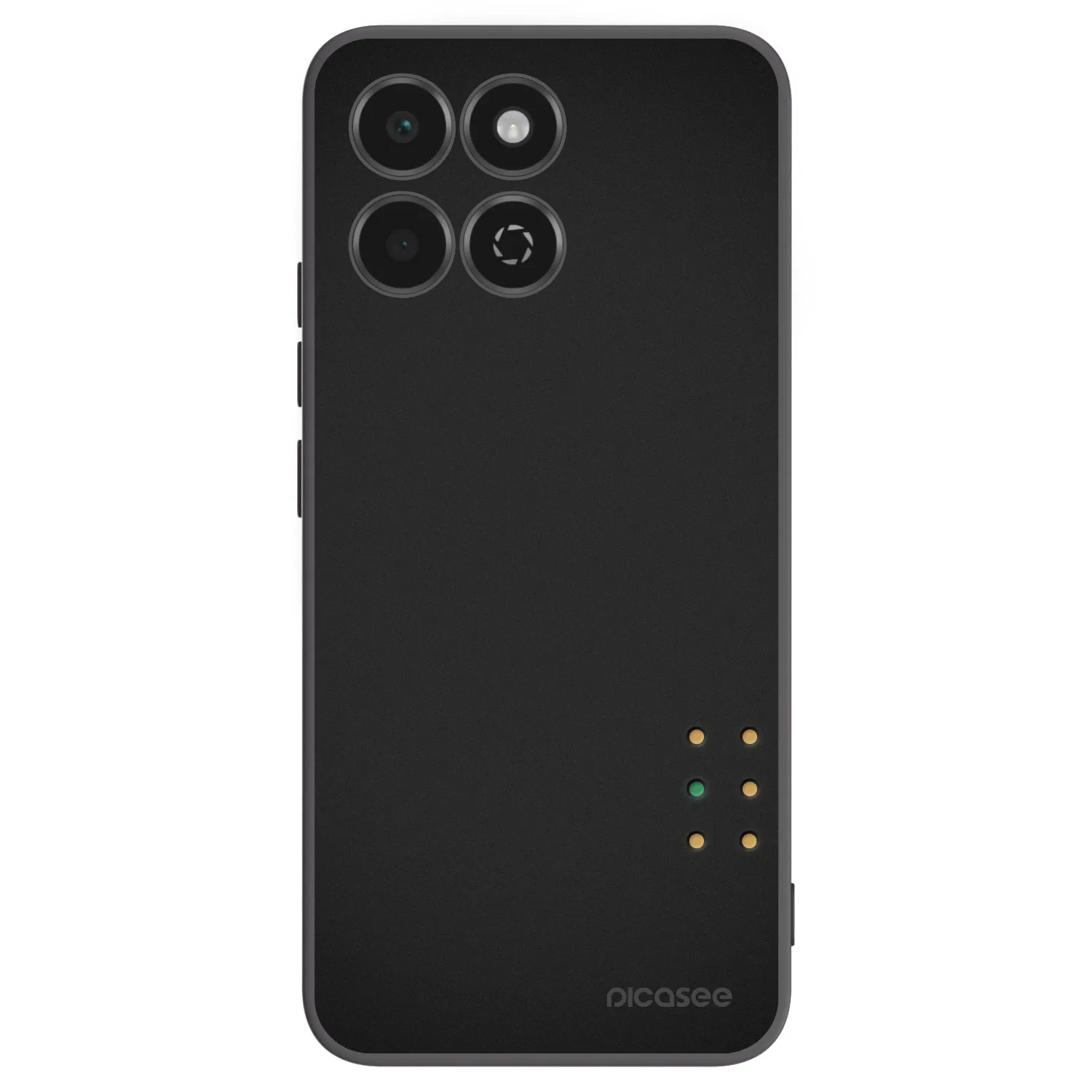 Picasee fekete szilikon tok az alábbi mobiltelefonokra Honor 200 Smart 5G - Pulse