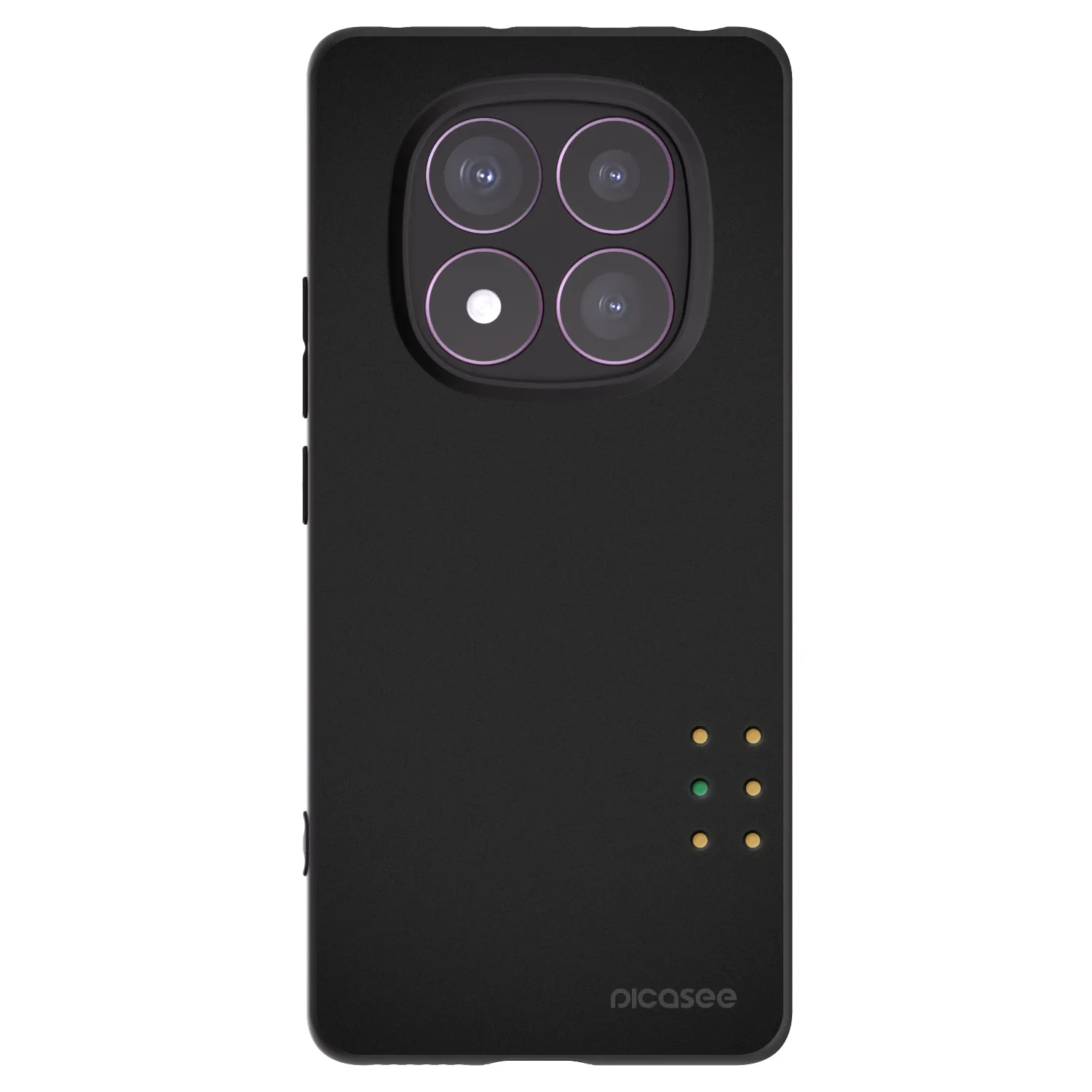 Picasee fekete szilikon tok az alábbi mobiltelefonokra Xiaomi Redmi Note 14 Pro 4G - Pulse