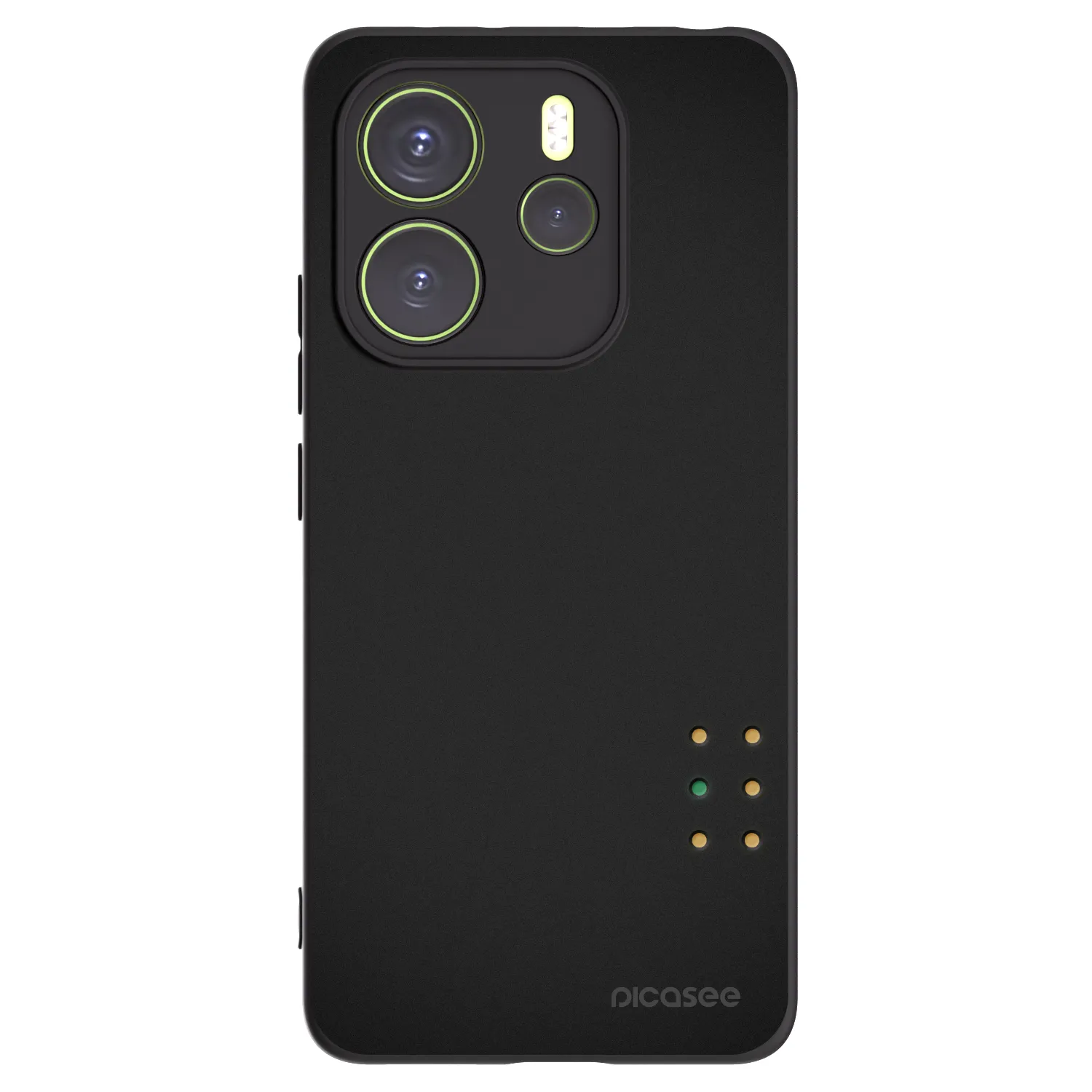 Picasee fekete szilikon tok az alábbi mobiltelefonokra Xiaomi Redmi Note 14 4G - Pulse