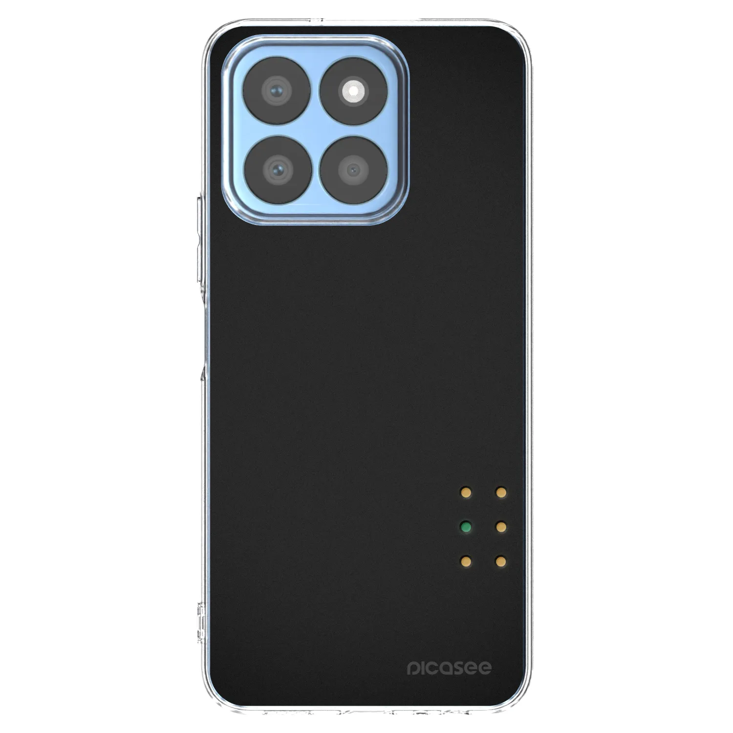 Picasee átlátszó szilikon tok az alábbi mobiltelefonokra Honor X8c - Pulse