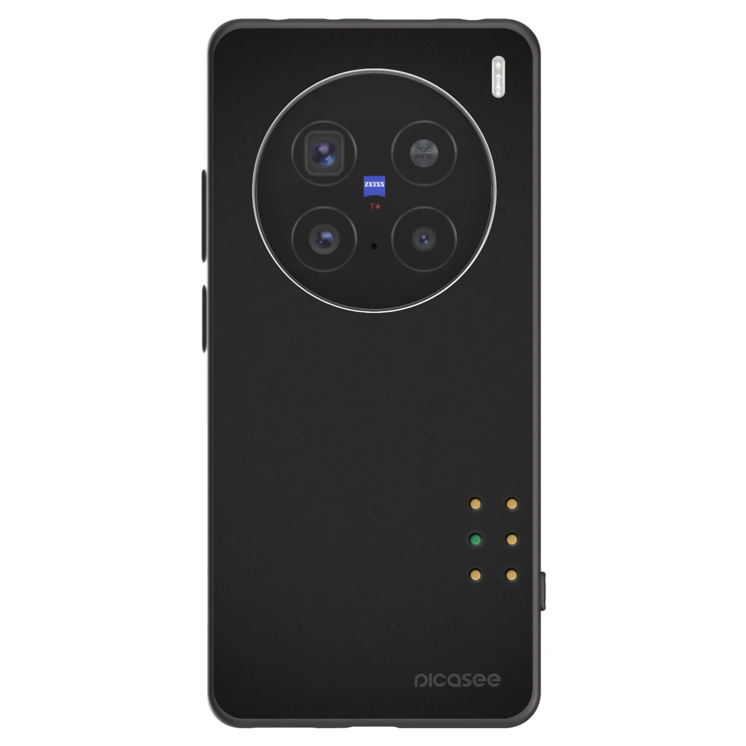 Picasee fekete szilikon tok az alábbi mobiltelefonokra Vivo X200 Pro - Pulse