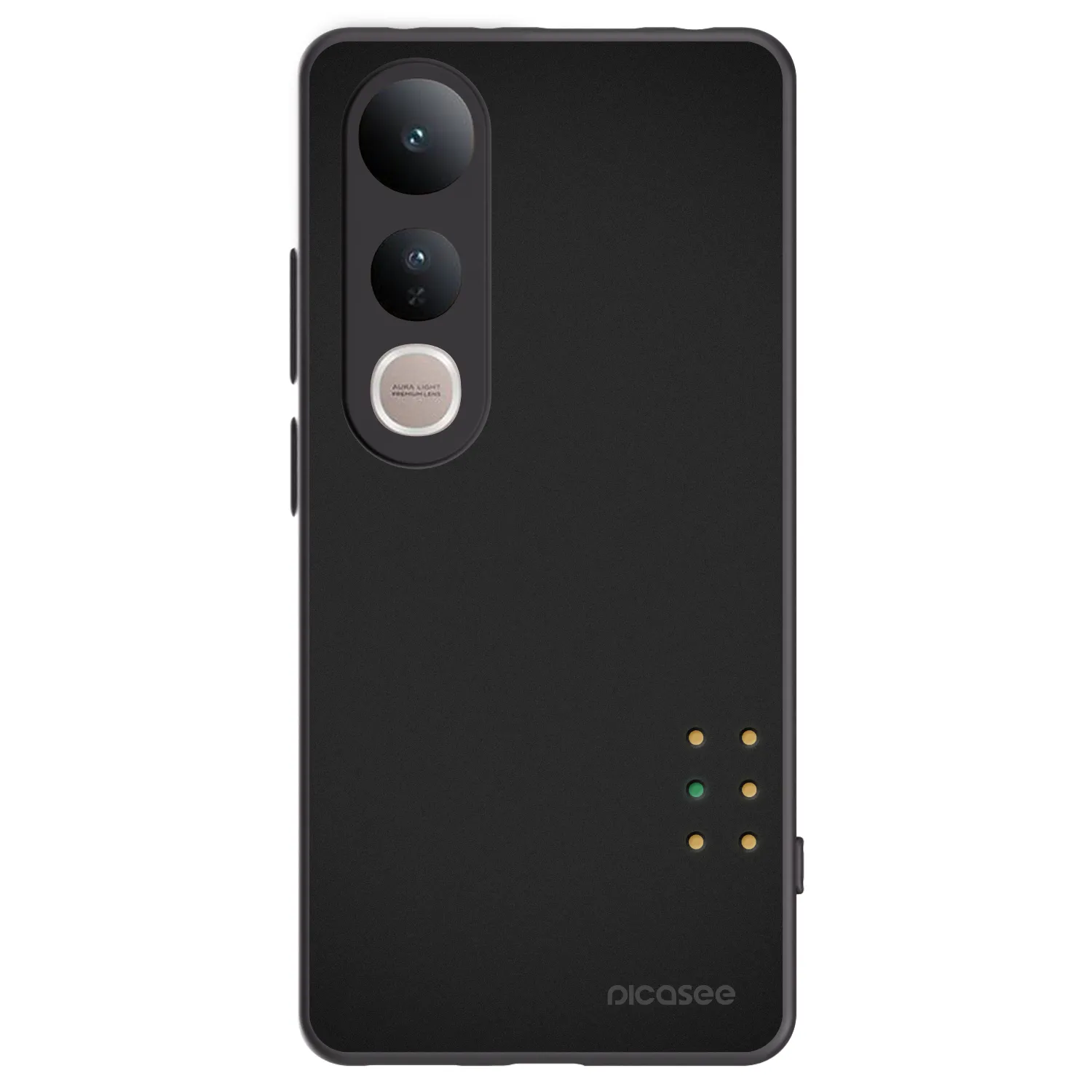 Picasee fekete szilikon tok az alábbi mobiltelefonokra Vivo V50 Lite 5G - Pulse