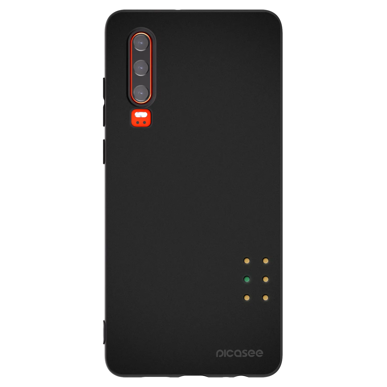 Picasee fekete szilikon tok az alábbi mobiltelefonokra Huawei P30 - Pulse