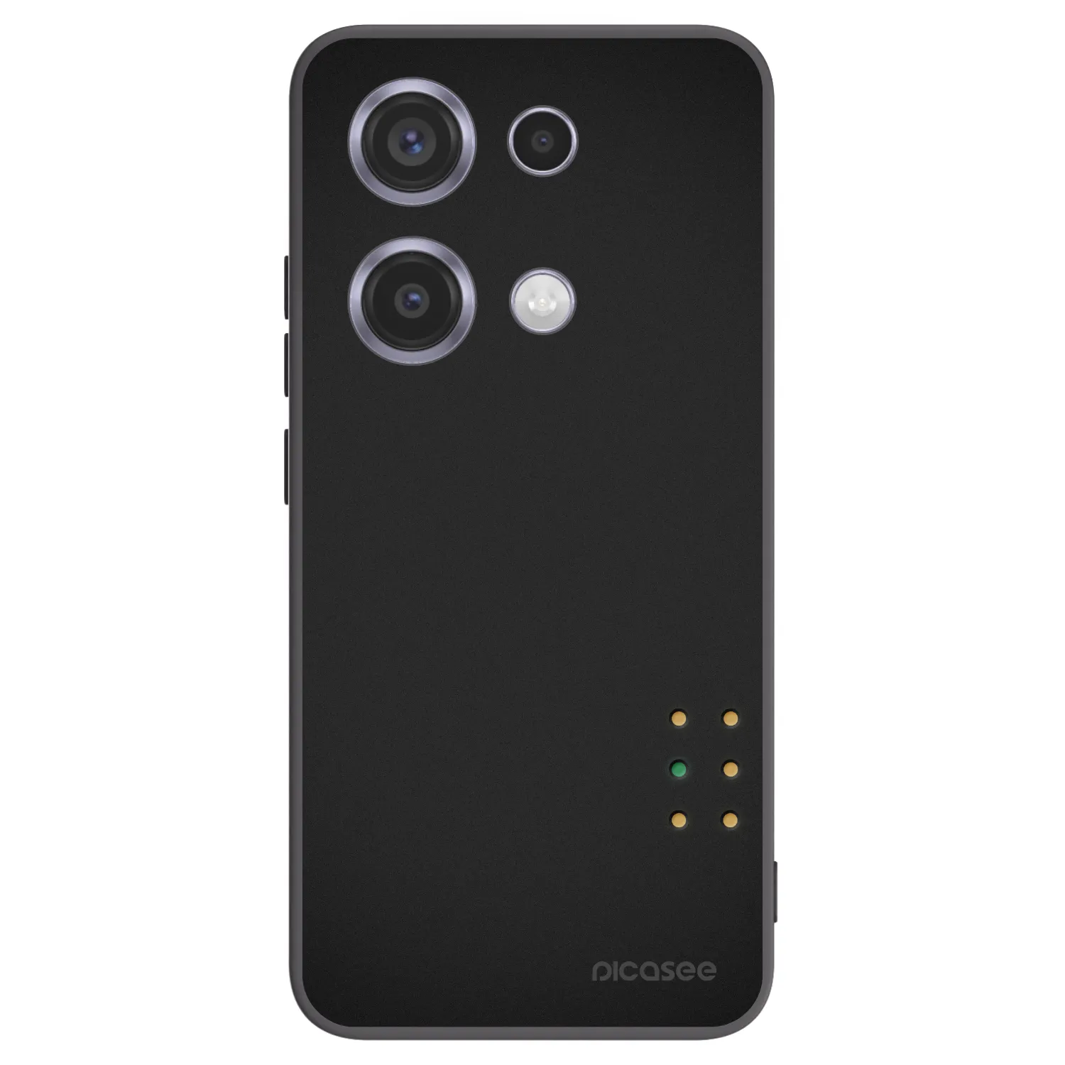 Picasee fekete szilikon tok az alábbi mobiltelefonokra Xiaomi Redmi Note 14S - Pulse