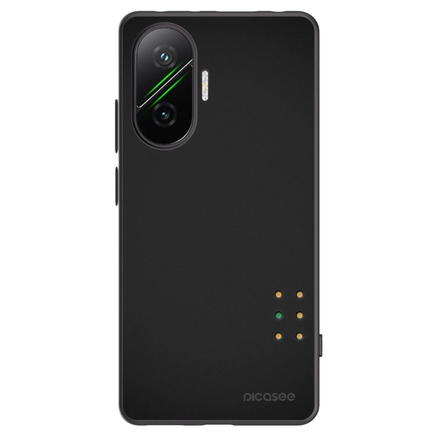 Picasee fekete szilikon tok az alábbi mobiltelefonokra Xiaomi Poco F7 5G - Pulse