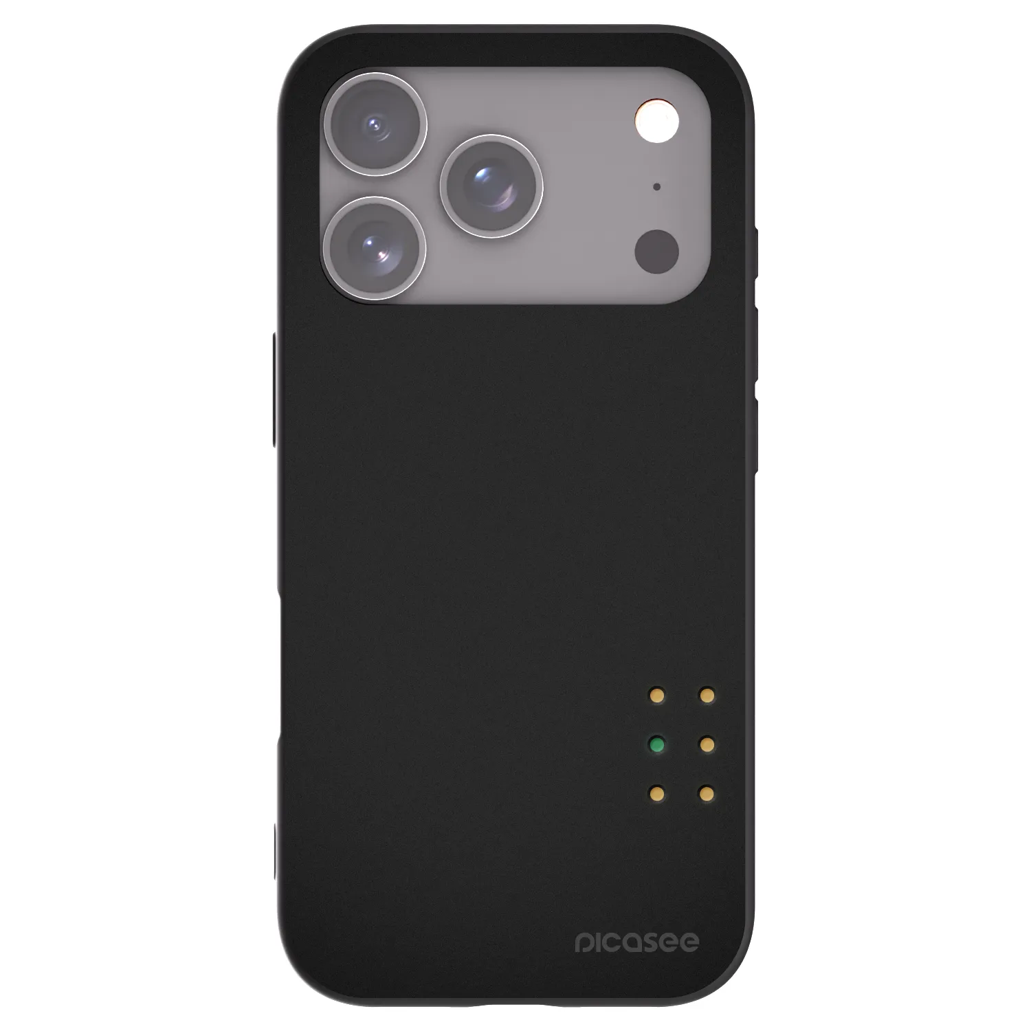 Picasee fekete szilikon tok az alábbi mobiltelefonokra Apple iPhone 17 Pro - Pulse