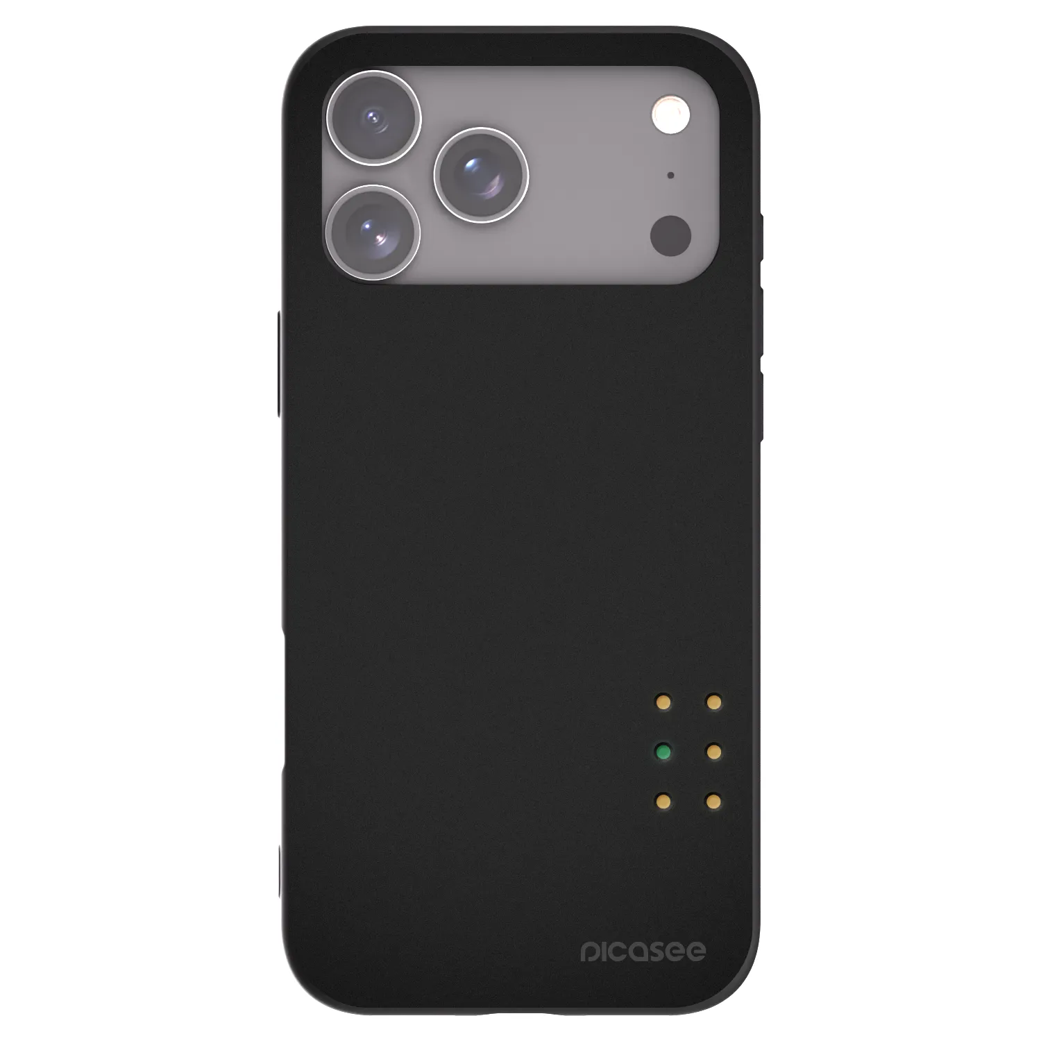 Picasee fekete szilikon tok az alábbi mobiltelefonokra Apple iPhone 17 Pro Max - Pulse