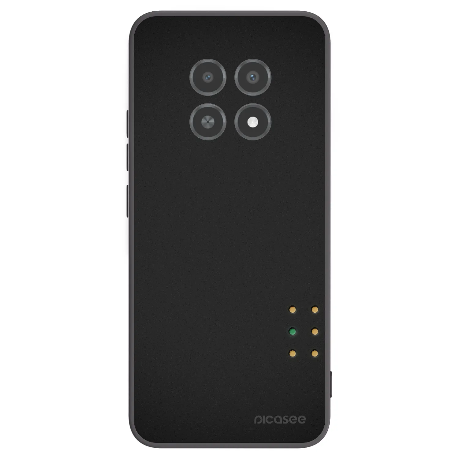 Picasee fekete szilikon tok az alábbi mobiltelefonokra Realme 12X - Pulse