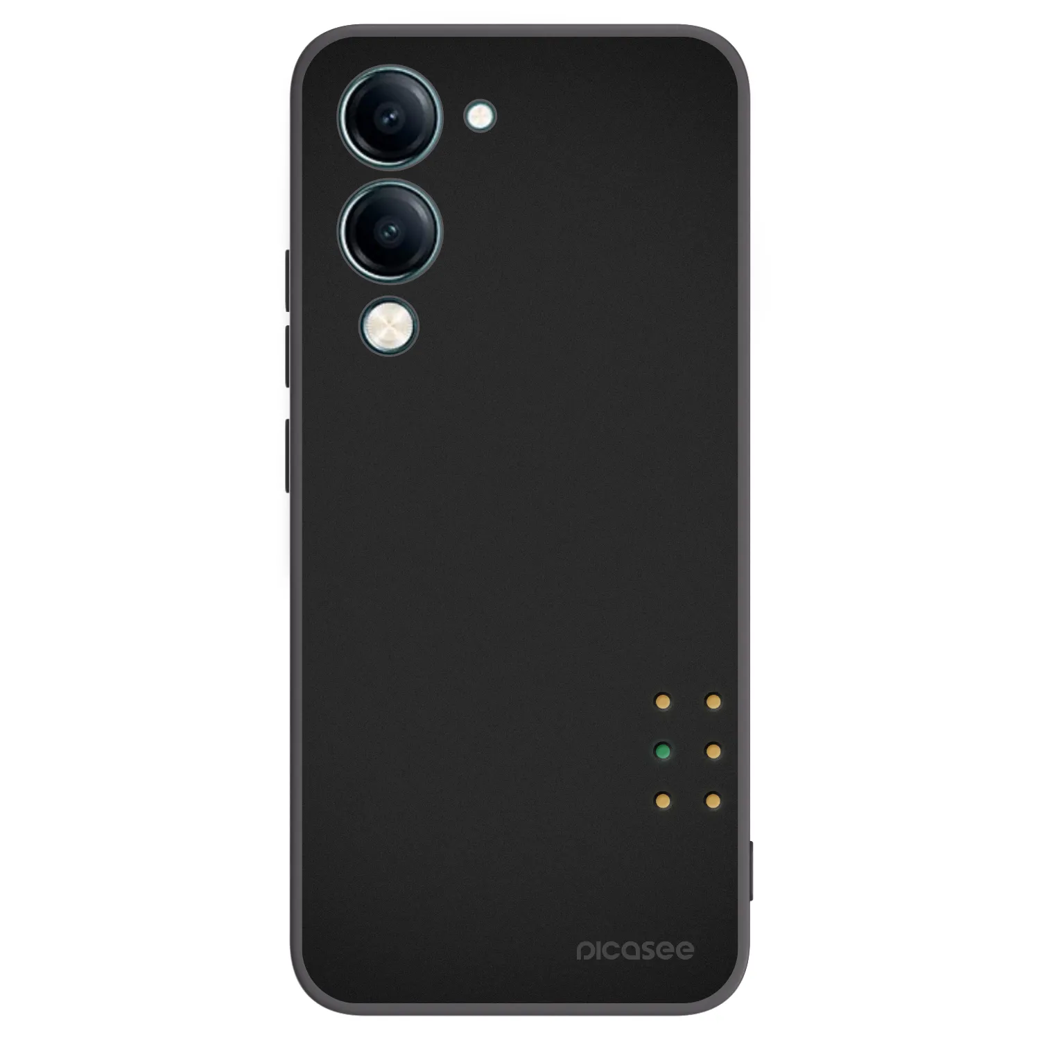 Picasee fekete szilikon tok az alábbi mobiltelefonokra Vivo Y29s 5G - Pulse