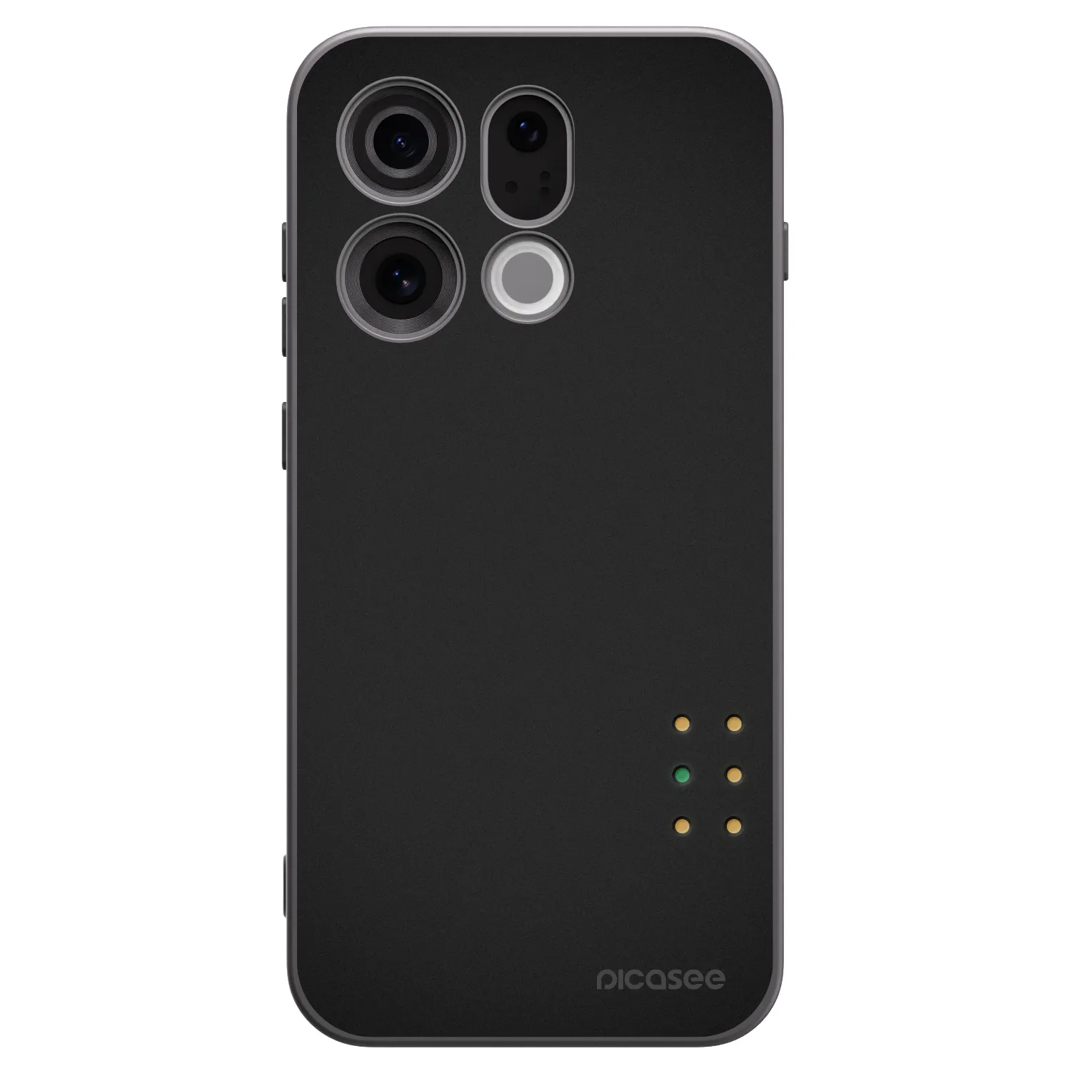 Picasee fekete szilikon tok az alábbi mobiltelefonokra OPPO Find X9 - Pulse